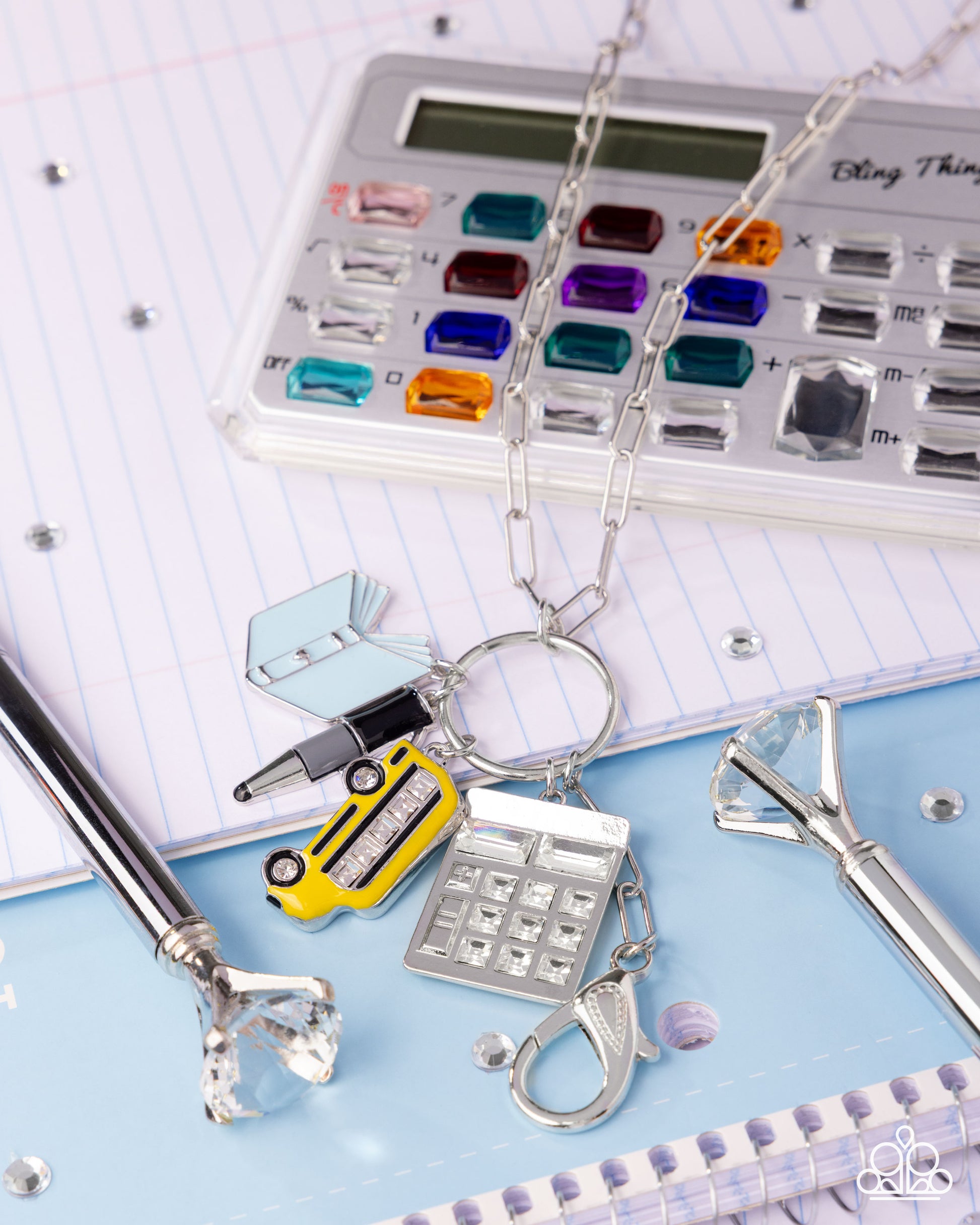 Back to School - multi - Paparazzi LANYARD necklace