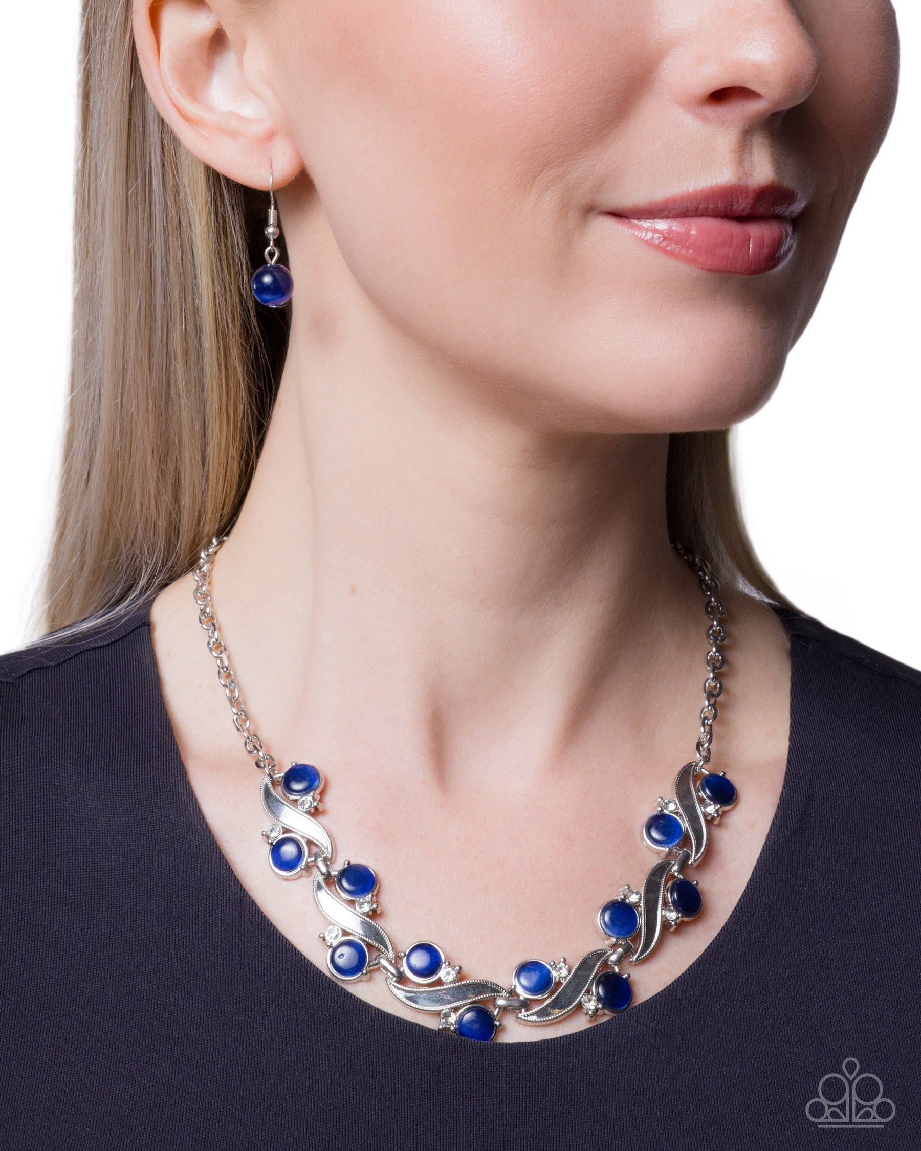 Balanced Bliss - blue - Paparazzi necklace