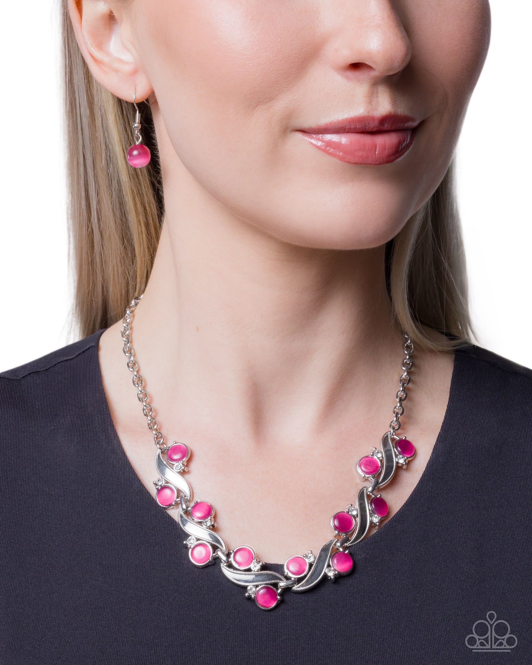 Balanced Bliss - pink - Paparazzi necklace
