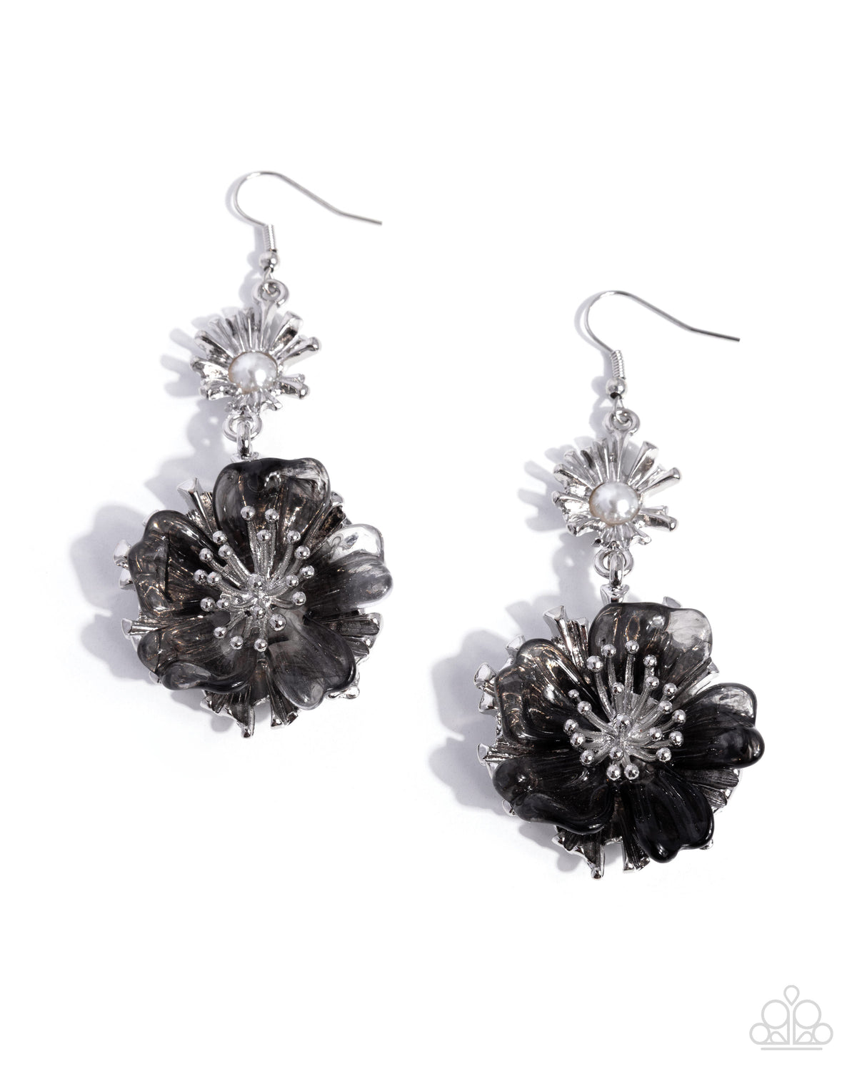 Ballet Beacon - black - Paparazzi earrings