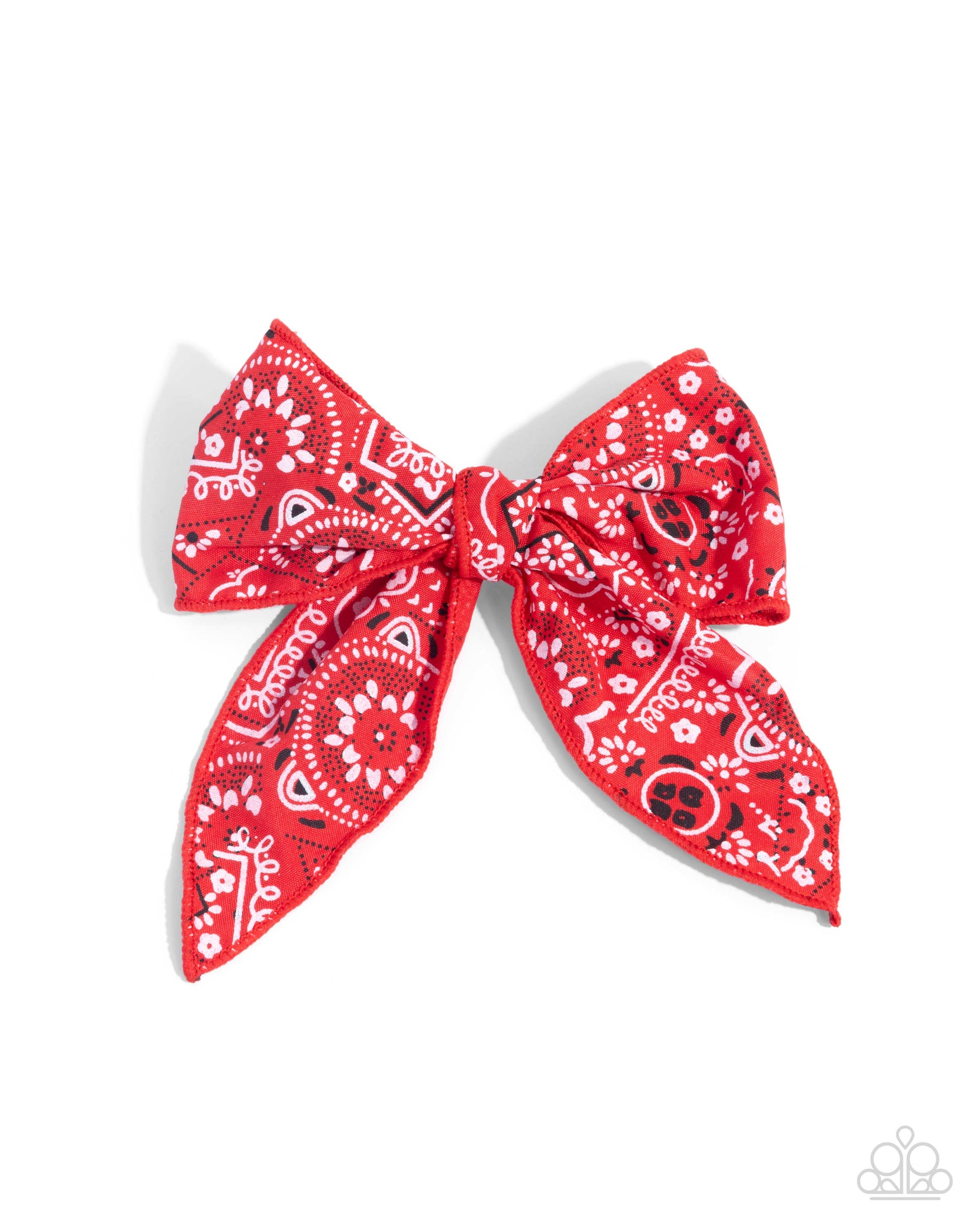 Bandana Bravado - red - Paparazzi hair clip