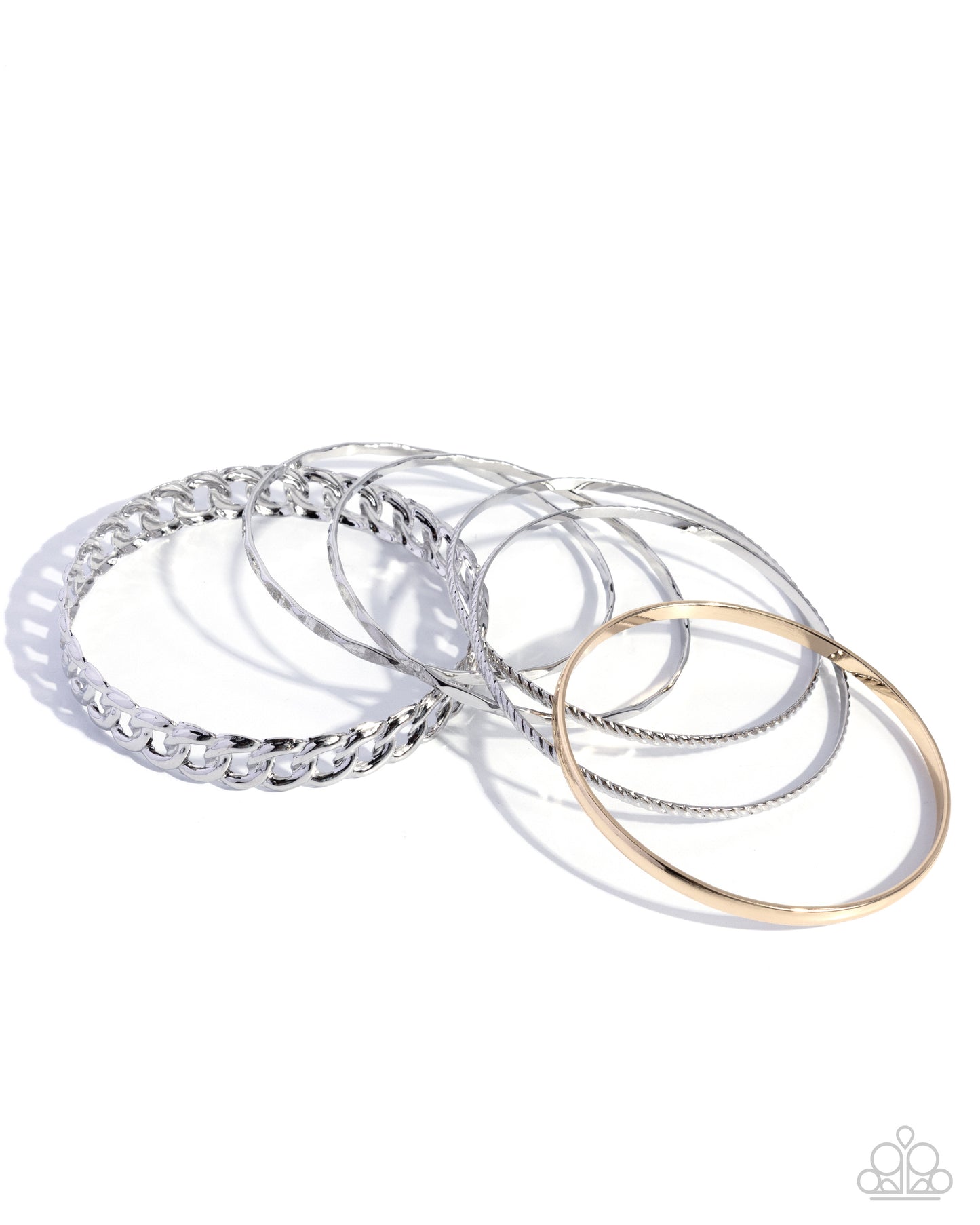 Bangle Brilliance - silver - Paparazzi bracelet