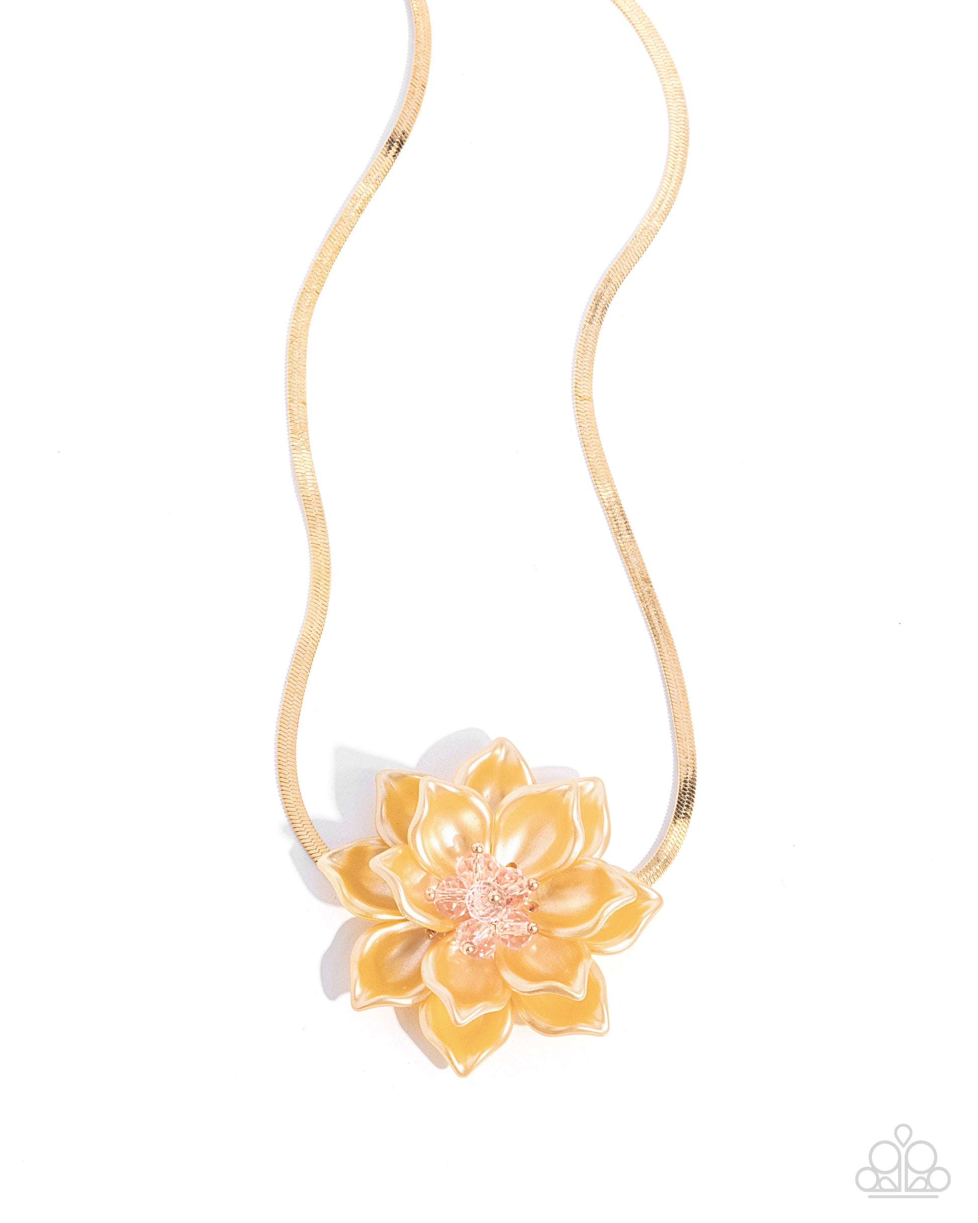 Banquet Blossom - yellow - Paparazzi necklace