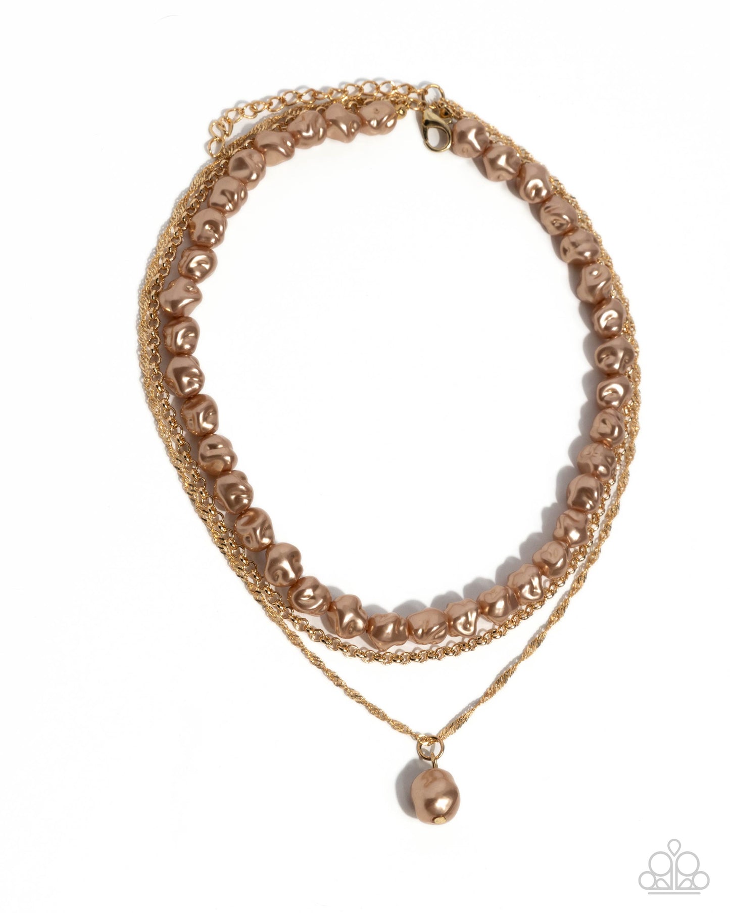 Baroque Bling - brown - Paparazzi necklace