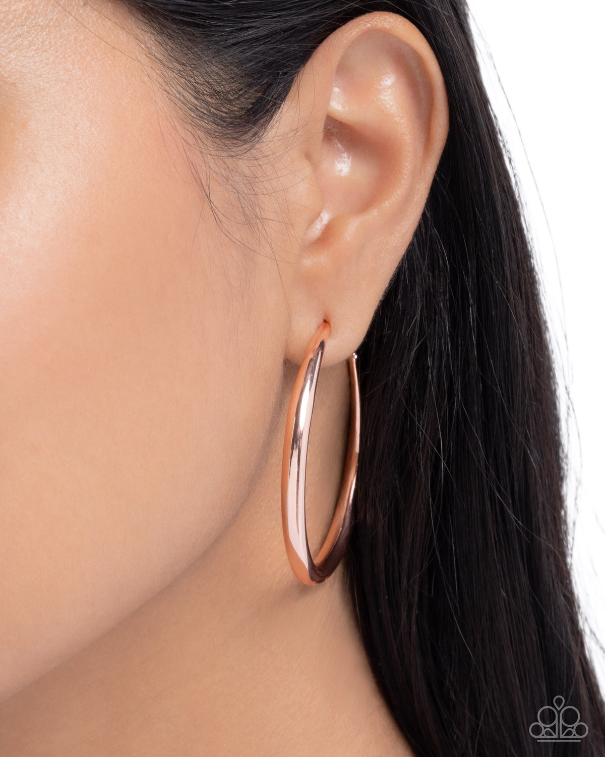 Basic Business - copper - Paparazzi earrings