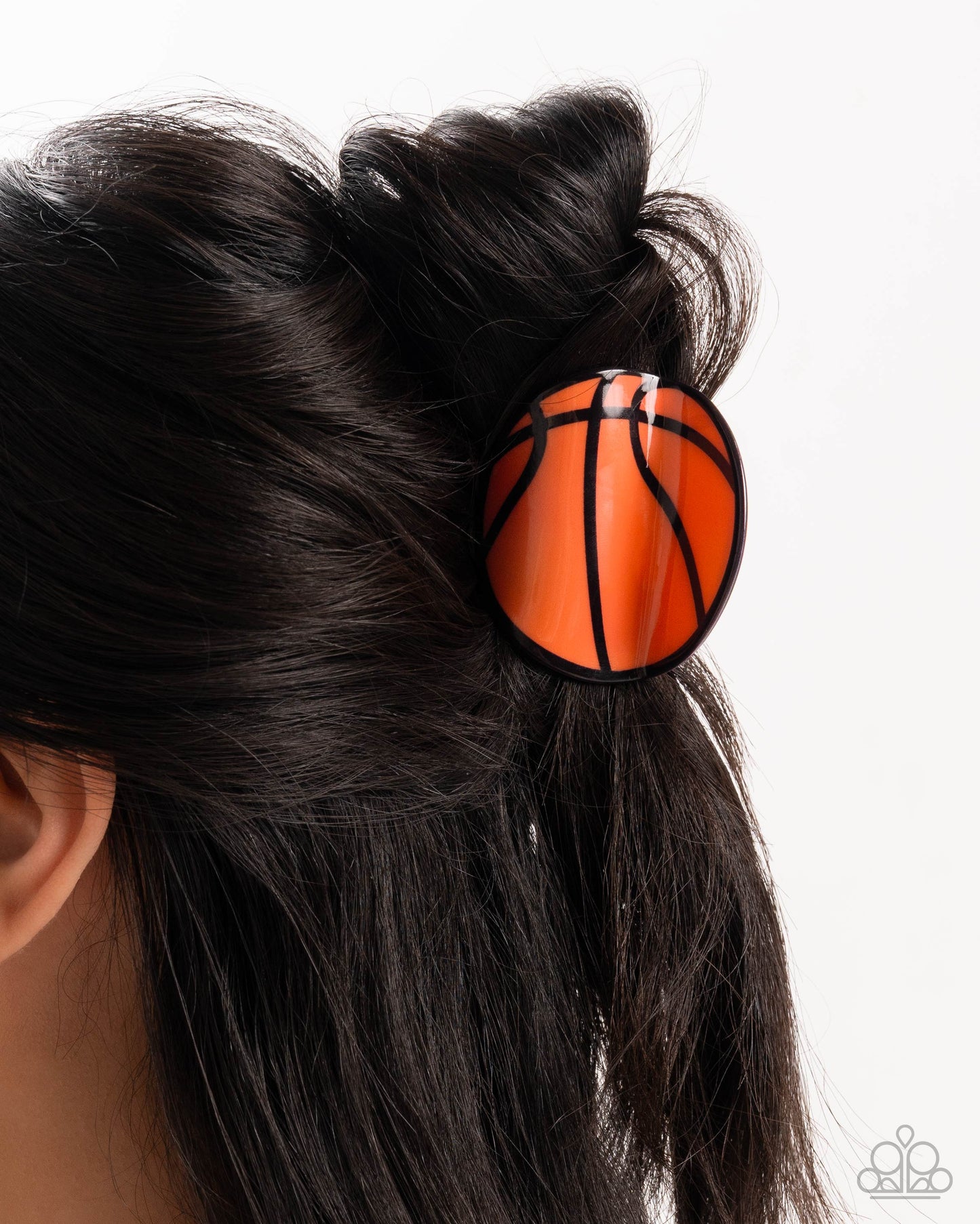 Basketball Babe - orange - Paparazzi hair clip