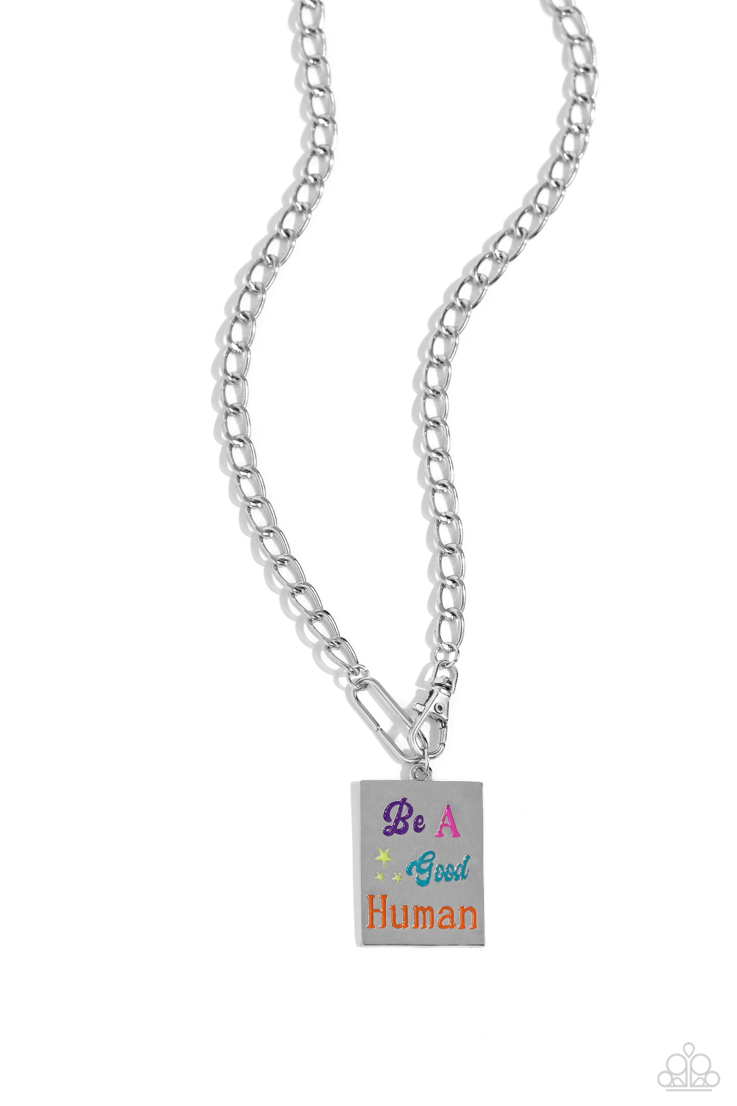 Be A Good Human - multi - Paparazzi necklace