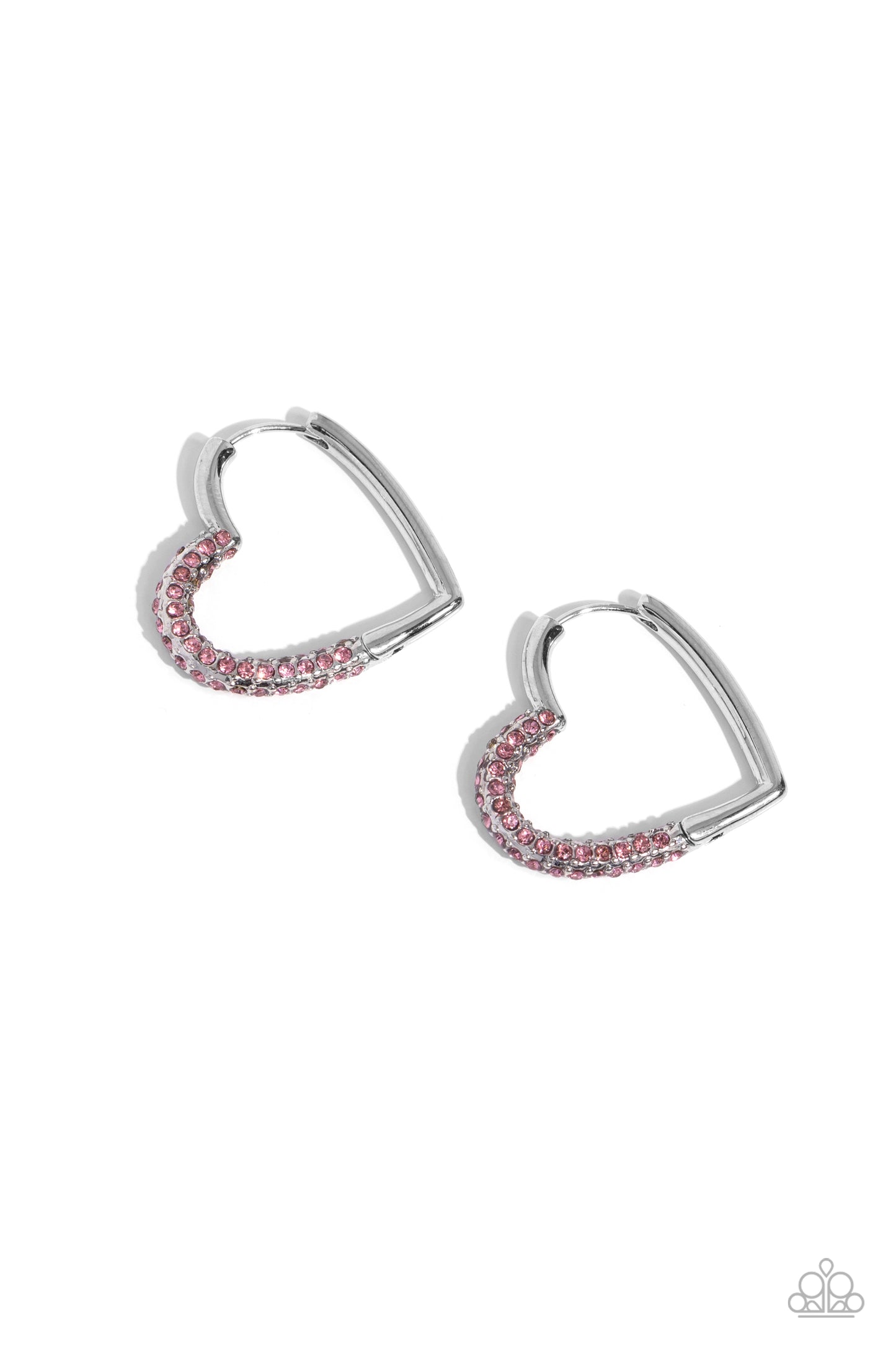 Be Mine, Valentine? - pink - Paparazzi earrings