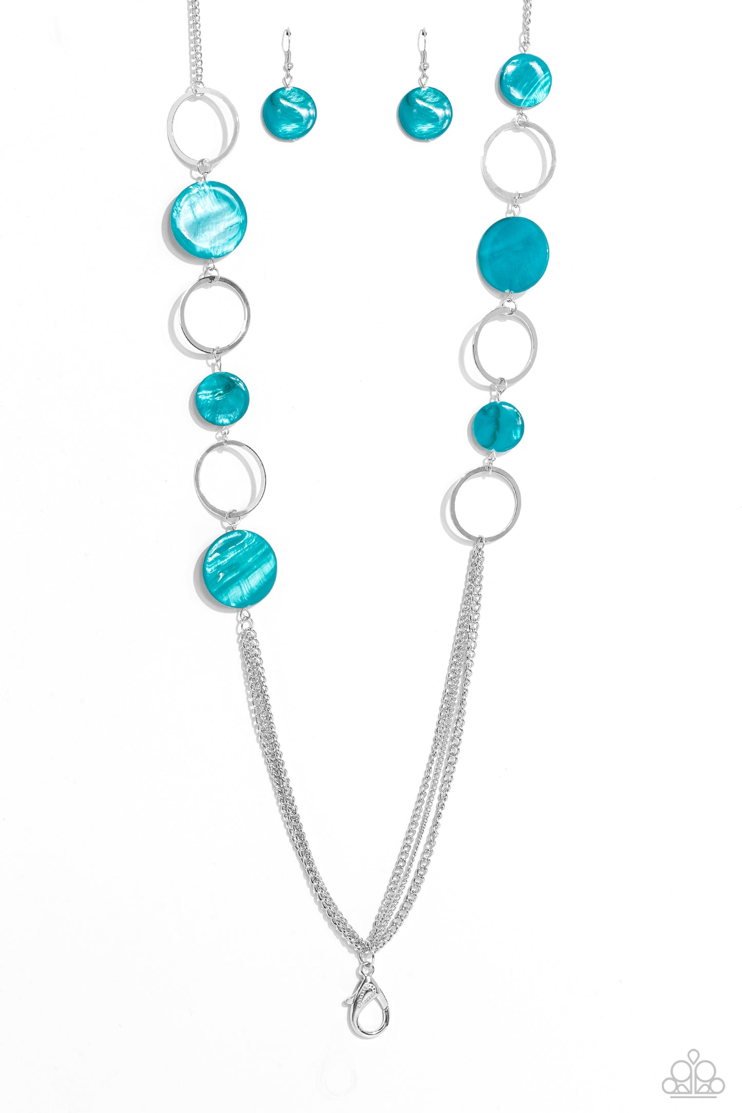 Beach Hub - blue - Paparazzi LANYARD necklace