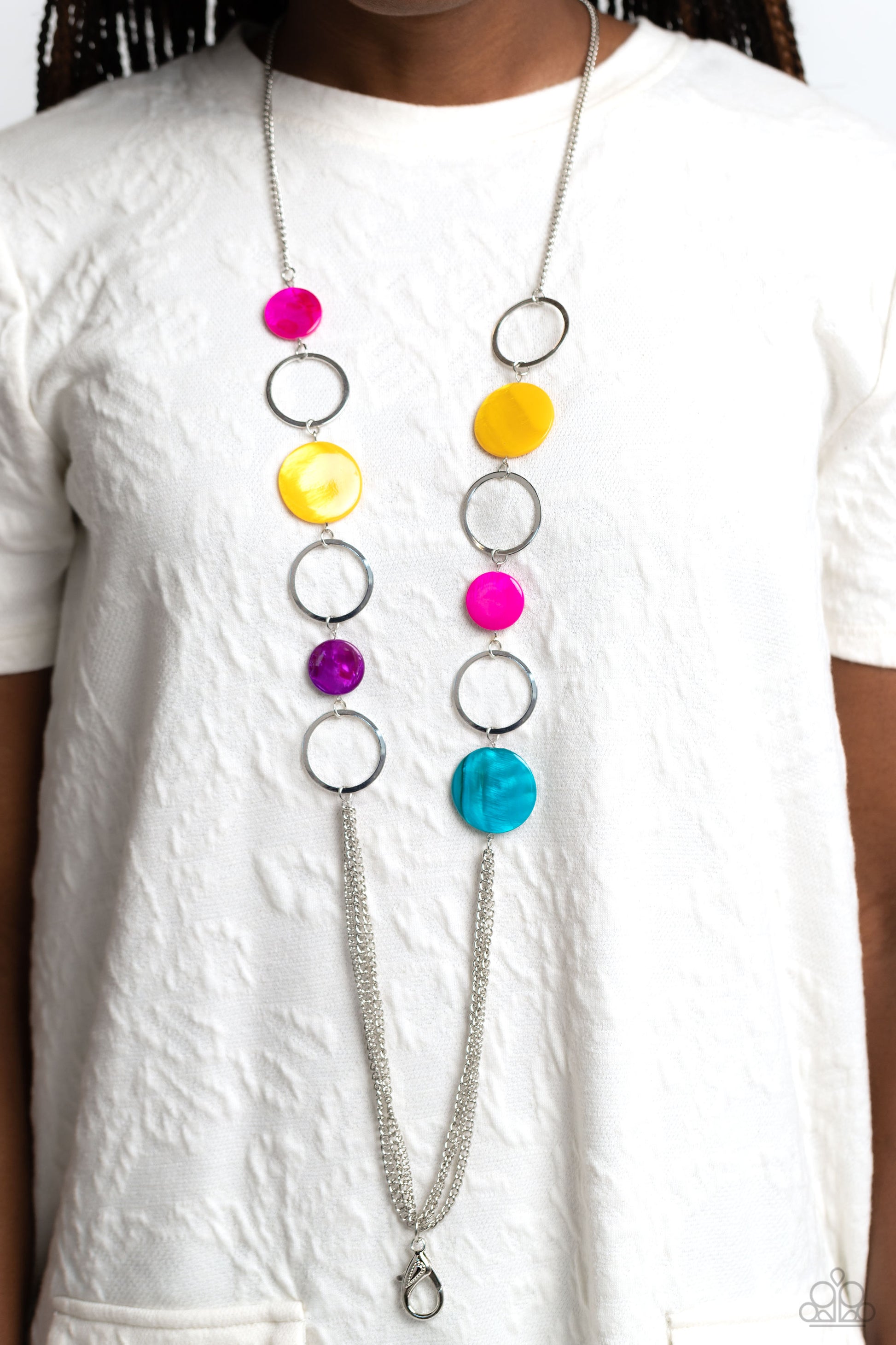 Beach Hub - multi - Paparazzi LANYARD necklace