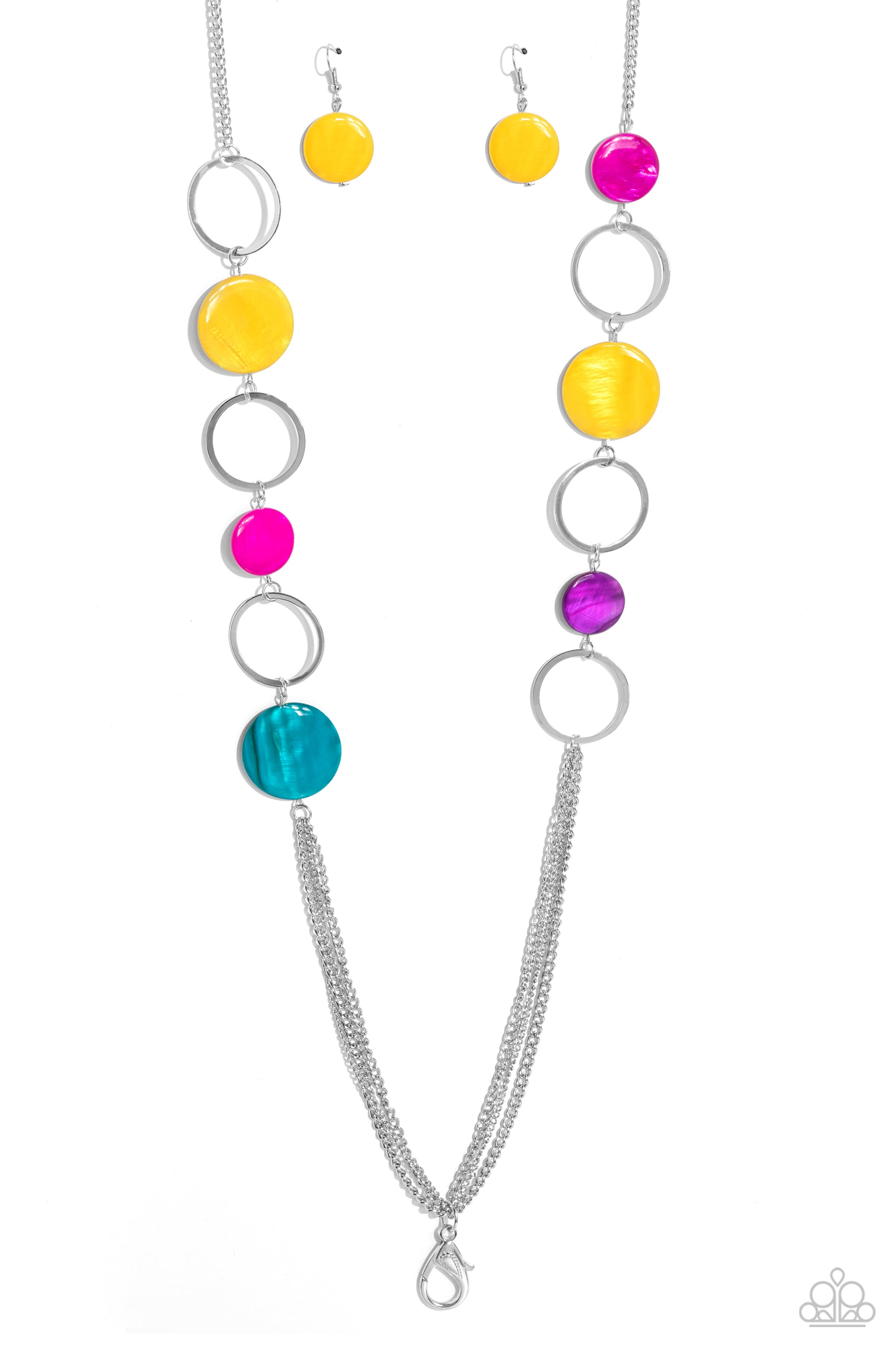 Beach Hub - multi - Paparazzi LANYARD necklace