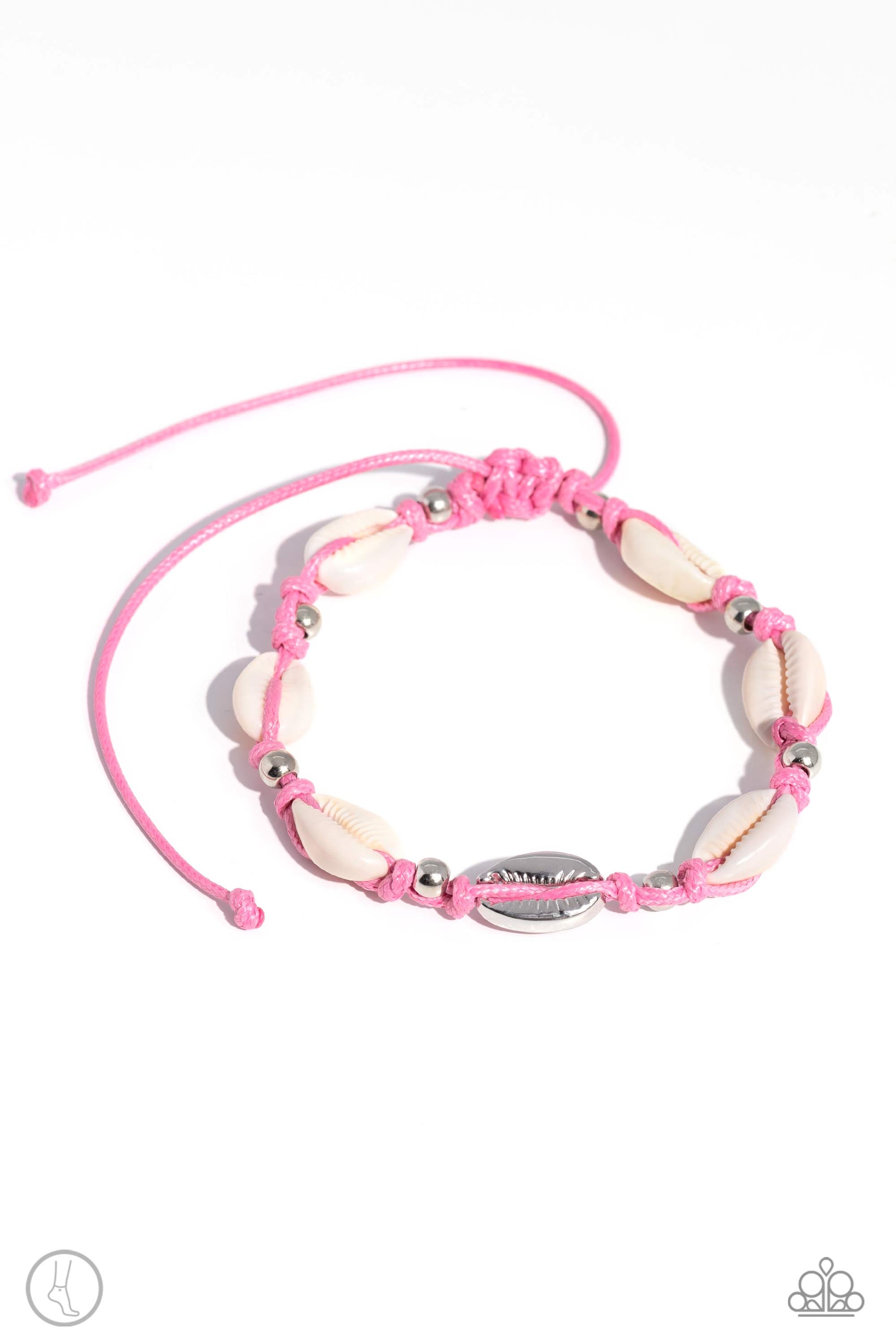 Beachcomber Ballad - pink - Paparazzi anklet