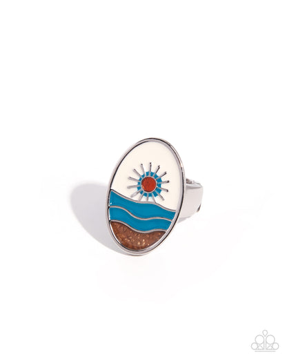 Beachside Base - multi - Paparazzi ring