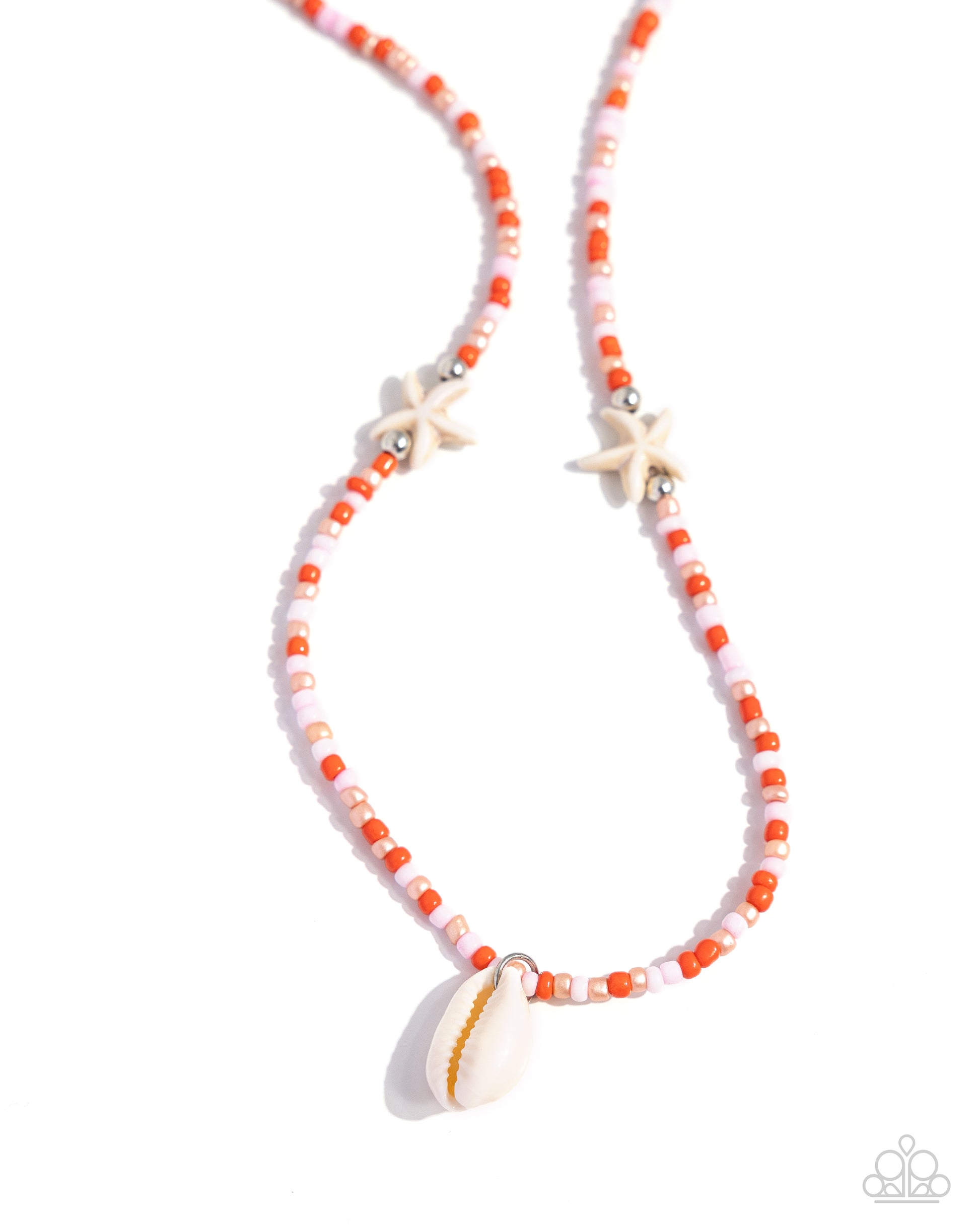 Beachside Beauty - orange - Paparazzi necklace