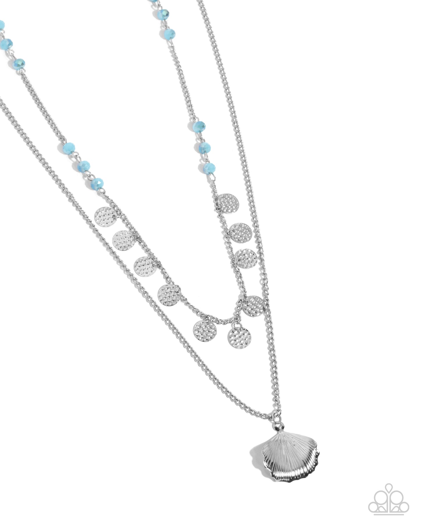 Beachy Balance - blue - Paparazzi necklace