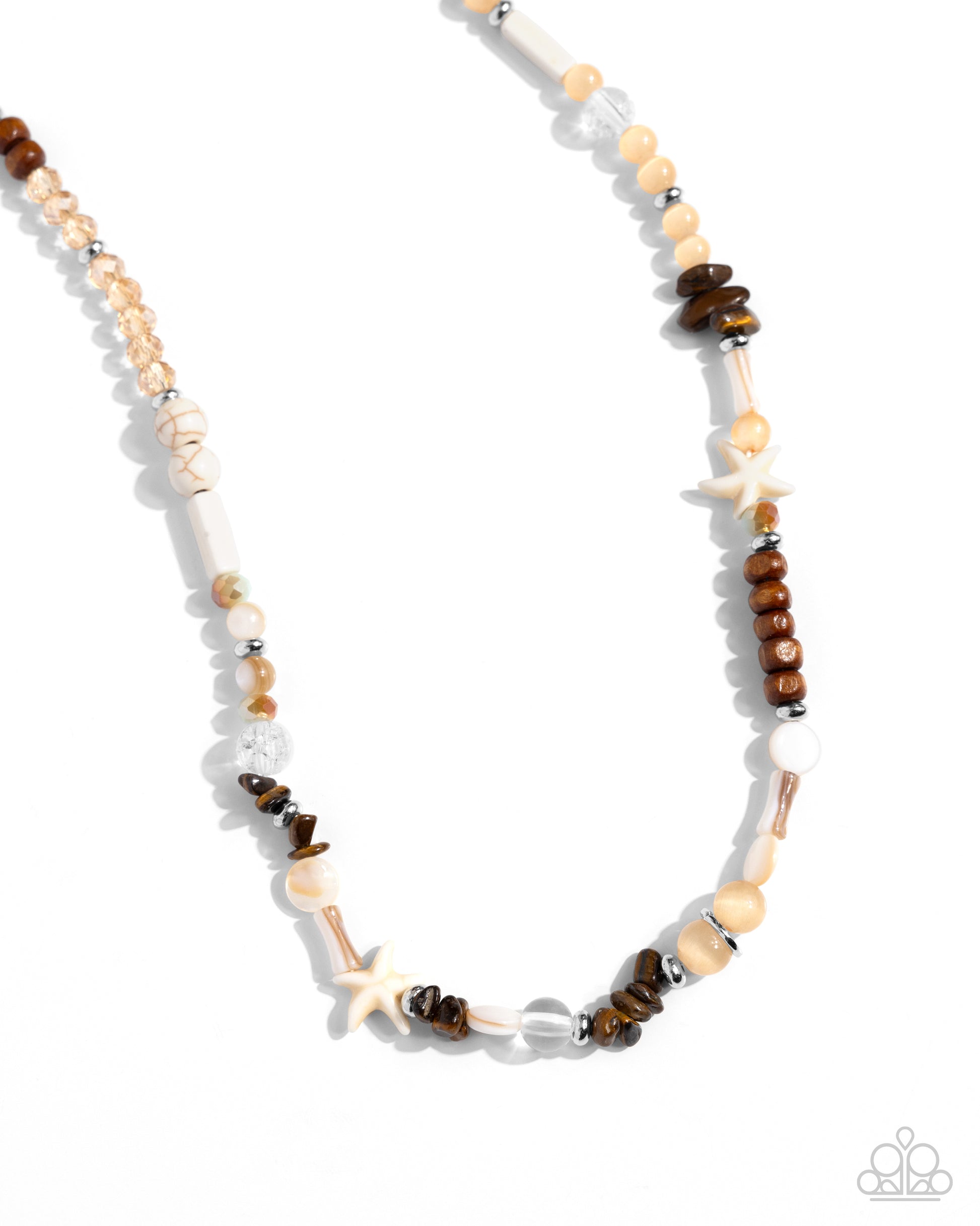 Beachy Beginner - brown - Paparazzi necklace