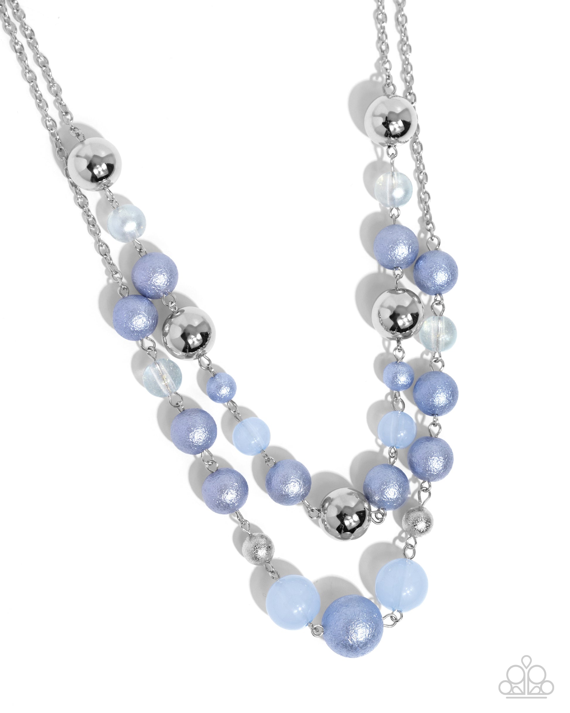 Beaded Benefit - blue - Paparazzi necklace