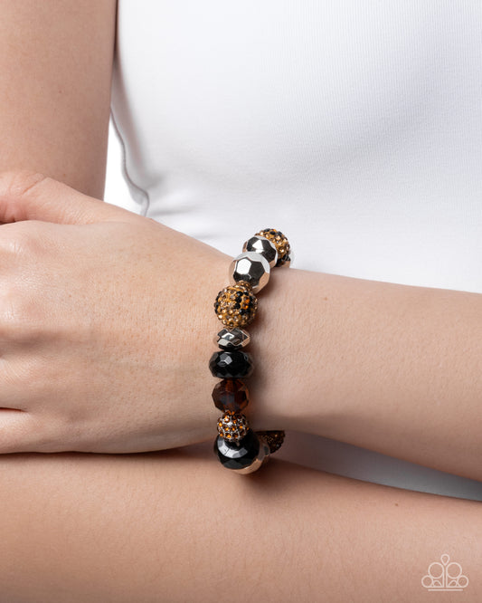 Beaded Bunch - brown - Paparazzi bracelet