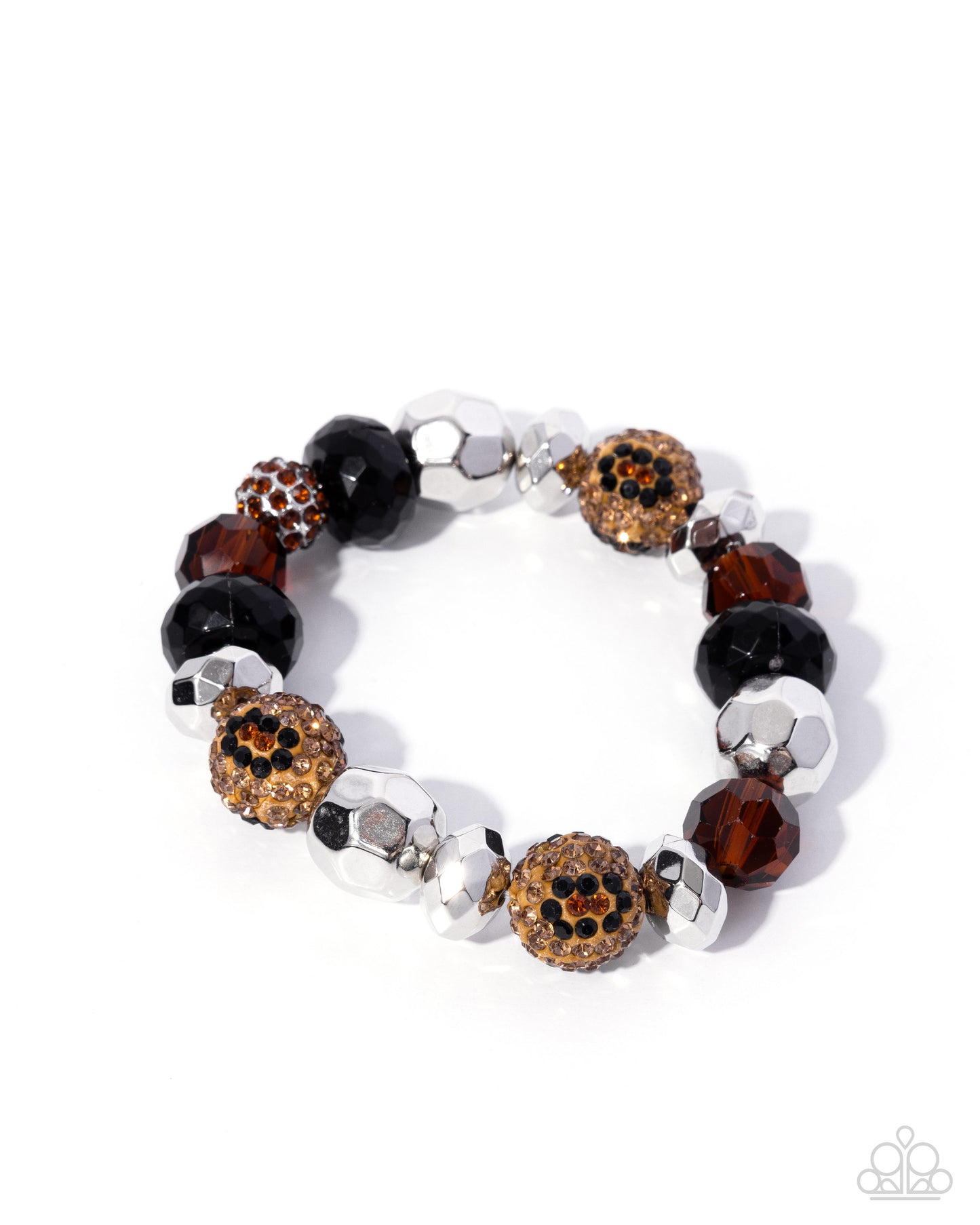 Beaded Bunch - brown - Paparazzi bracelet
