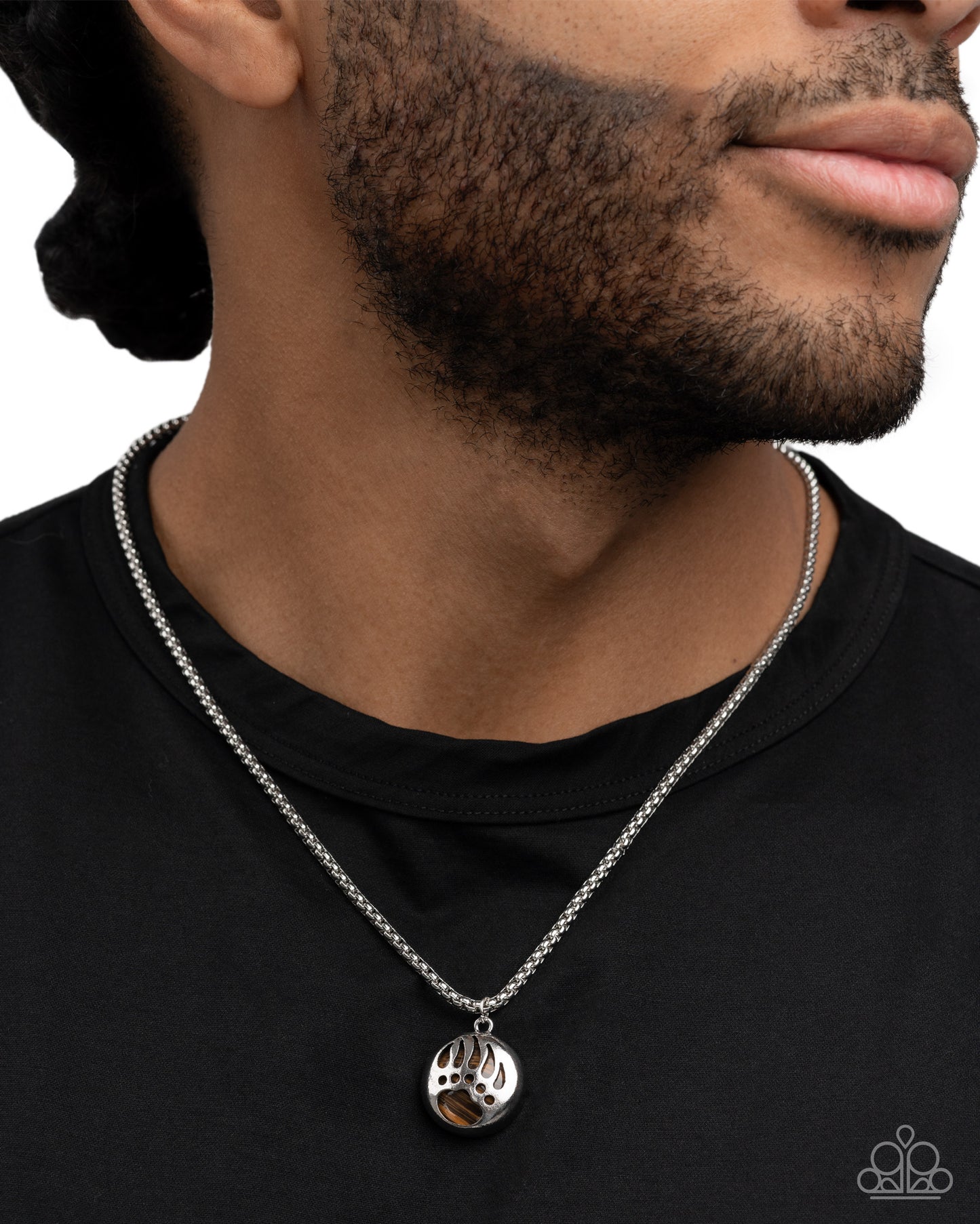 Bear Claw Bravery - brown - Paparazzi MENS necklace