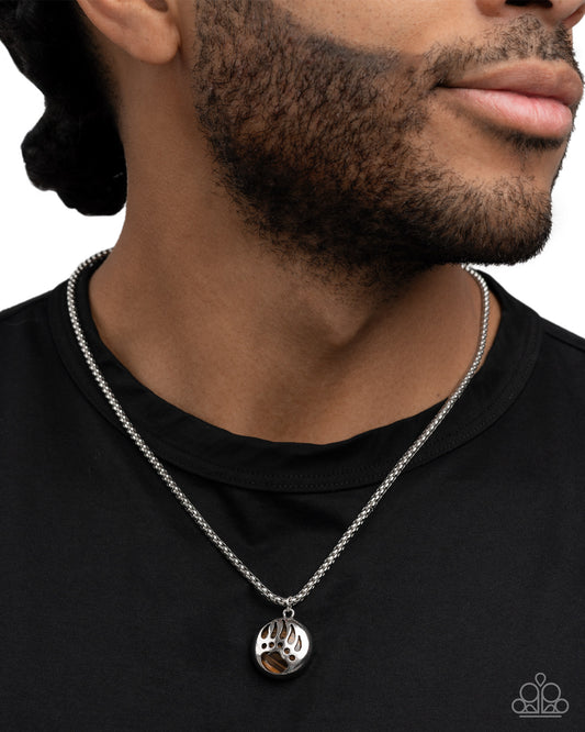 Bear Claw Bravery - brown - Paparazzi MENS necklace