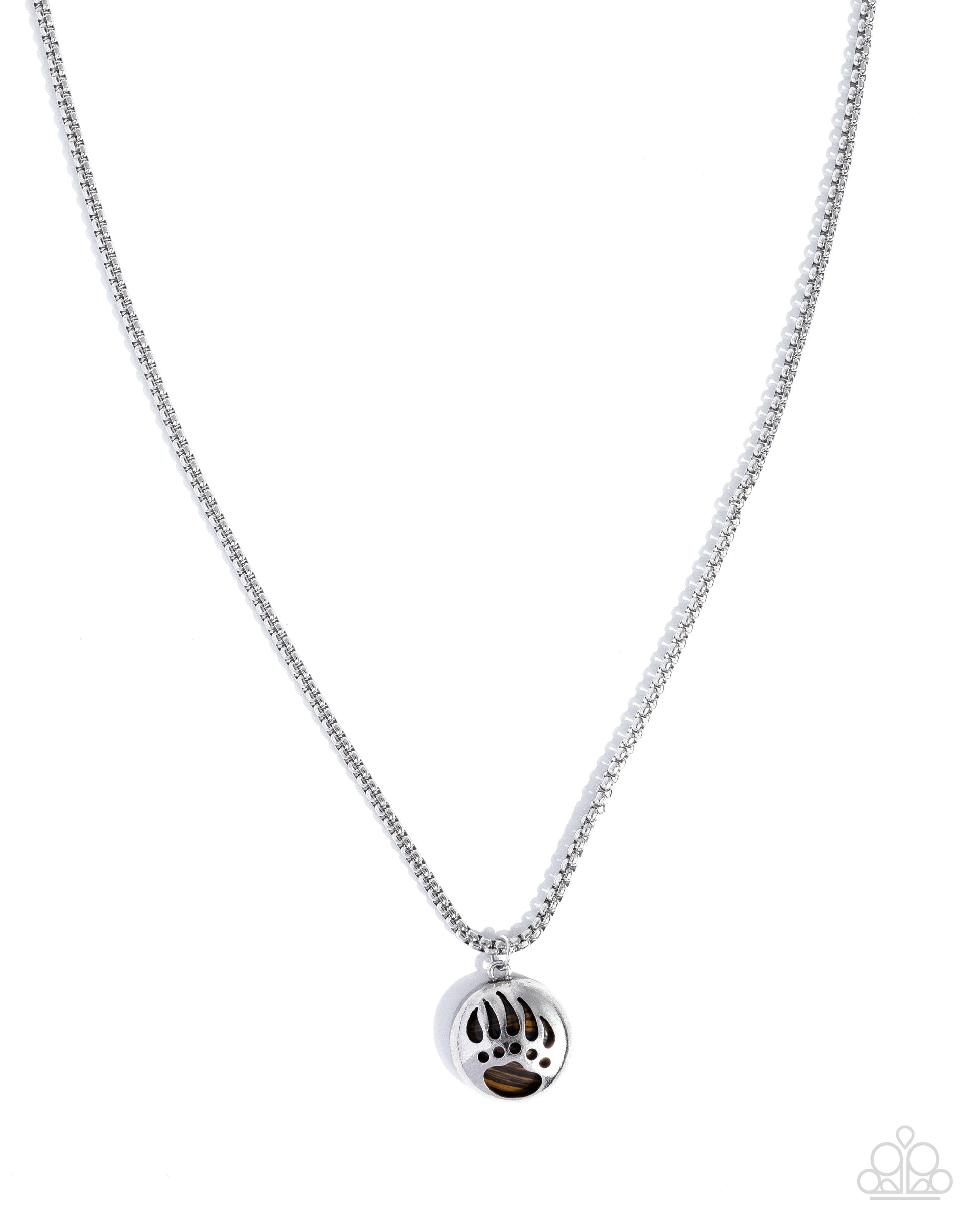 Bear Claw Bravery - brown - Paparazzi MENS necklace