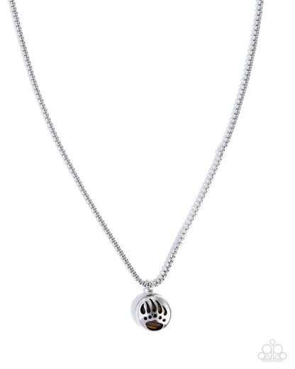 Bear Claw Bravery - brown - Paparazzi MENS necklace