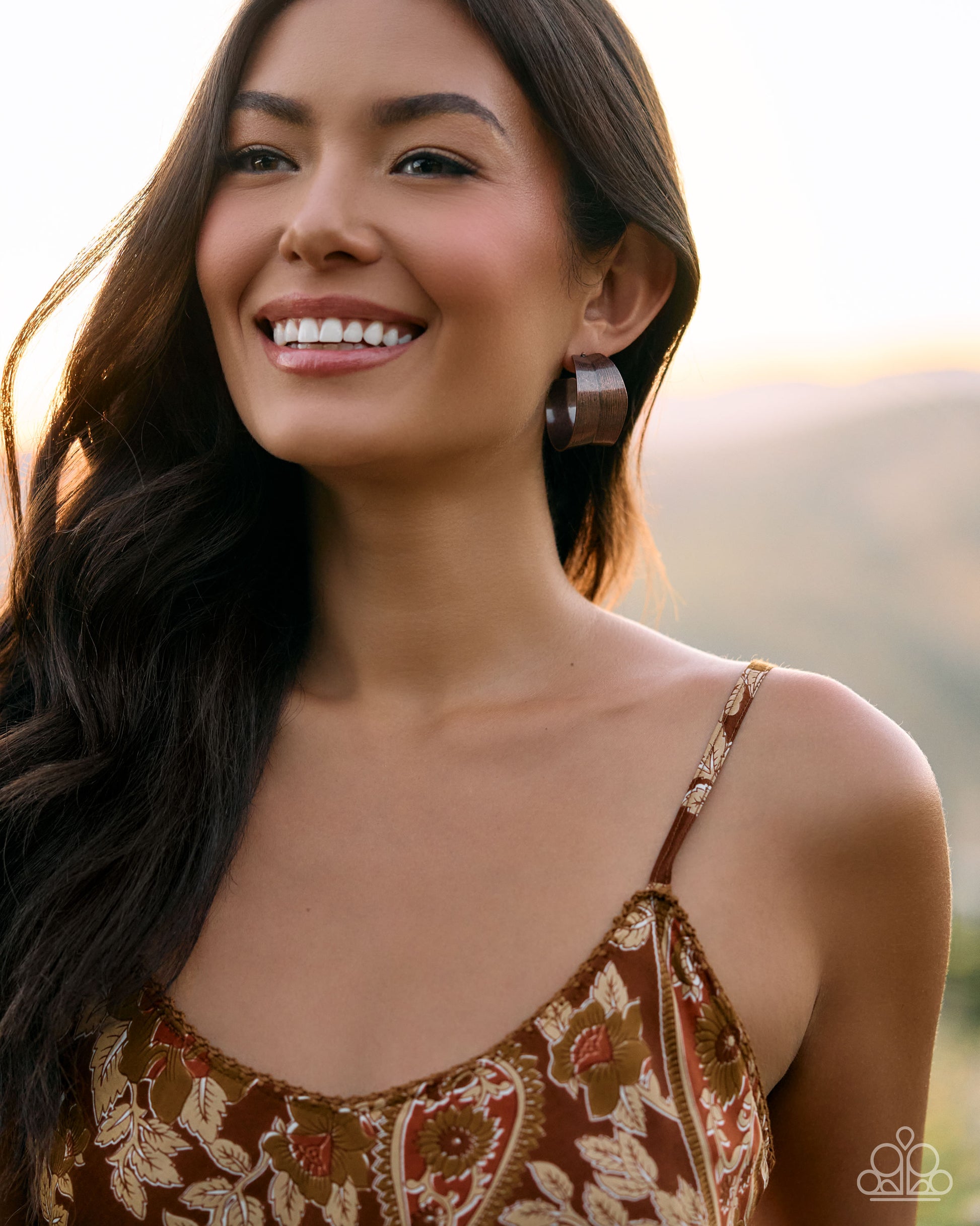 Beautifully Brushed - copper - Paparazzi earrings