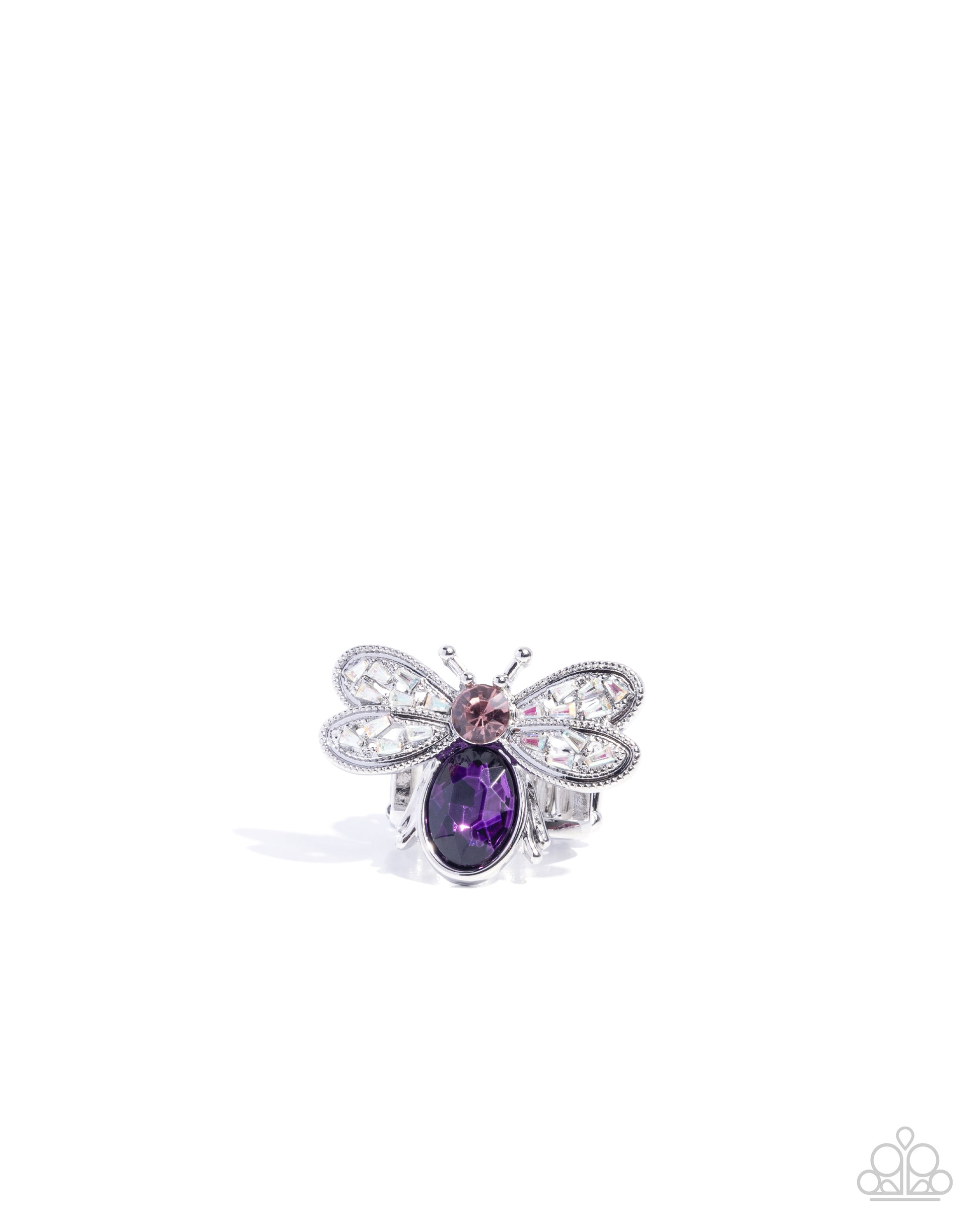 Bedazzled Bee - purple - Paparazzi ring