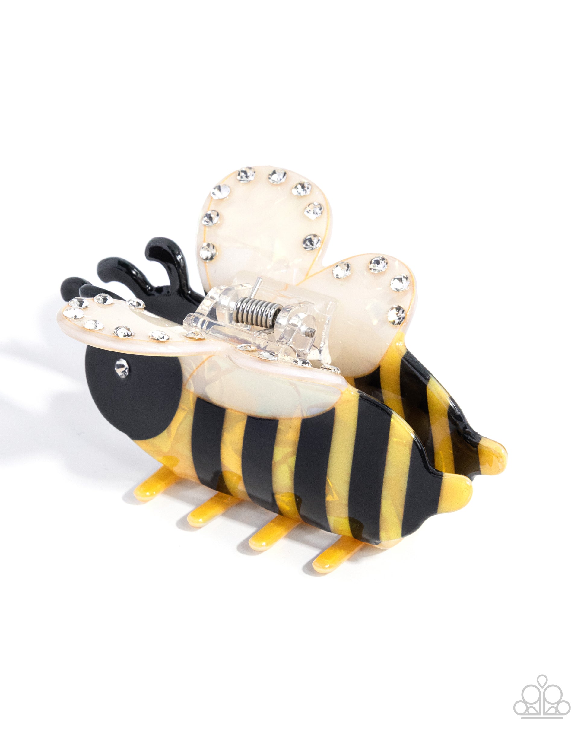 Bee Backdrop - yellow - Paparazzi hair clip
