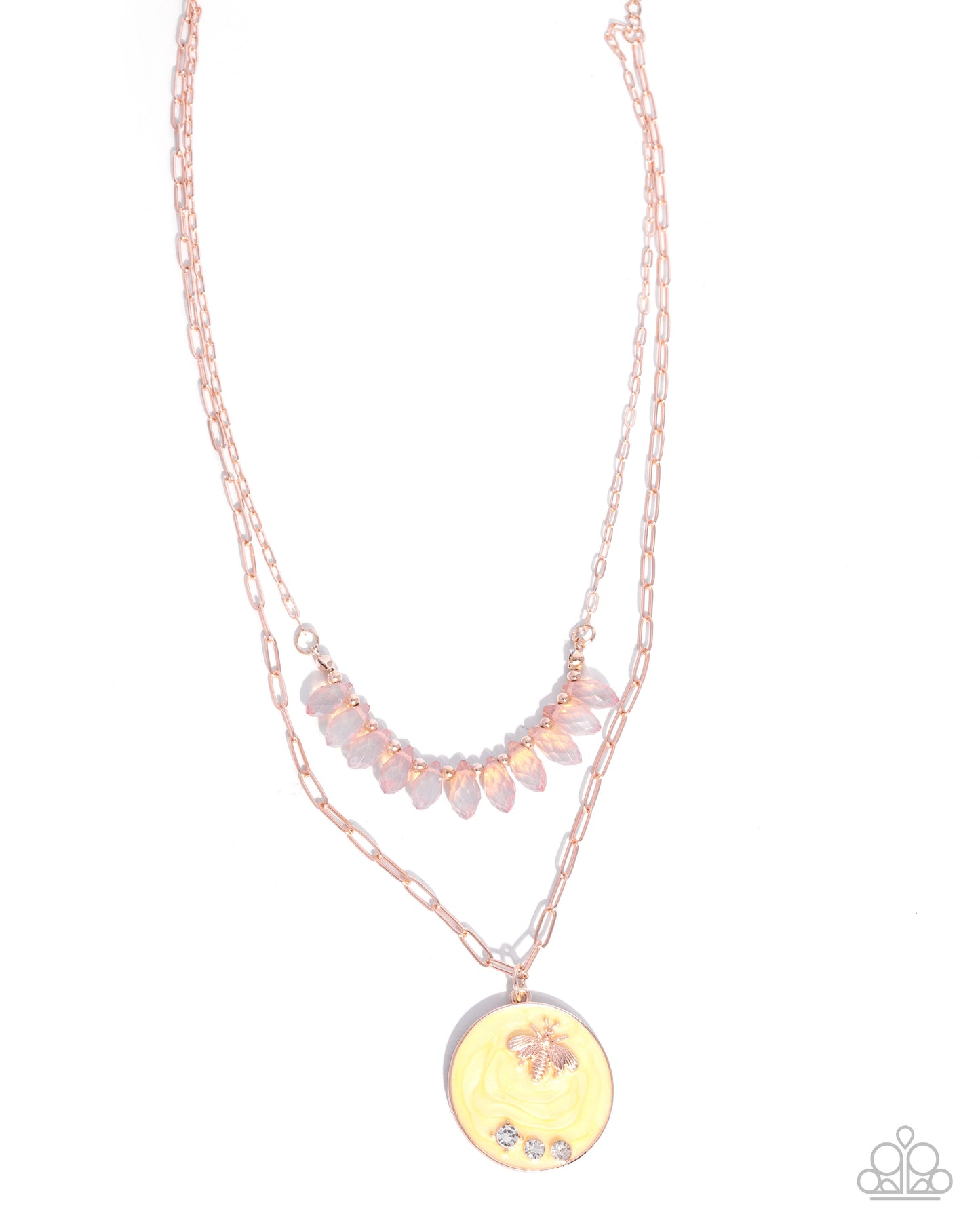 Bee Bravado - yellow - Paparazzi necklace