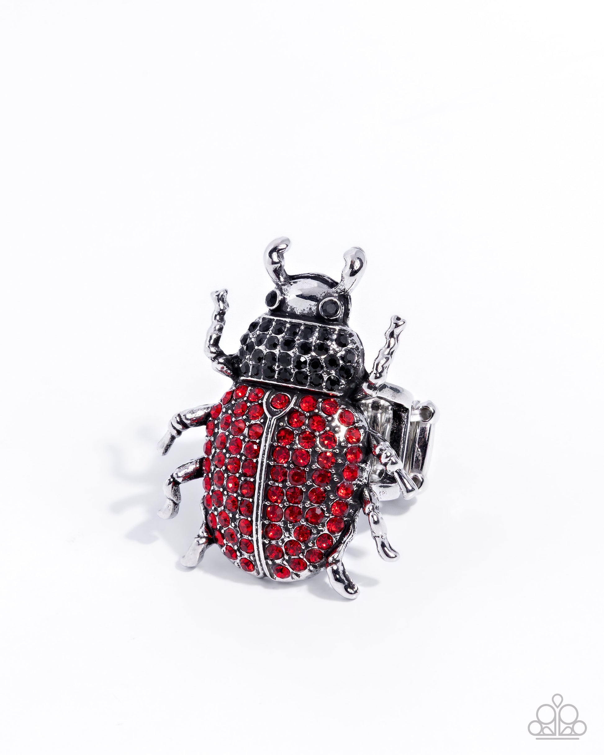Beetle Bling - red - Paparazzi ring