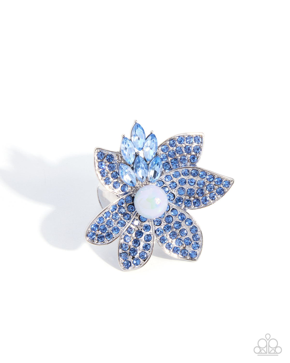 Beguiling Bloom - blue - Paparazzi ring