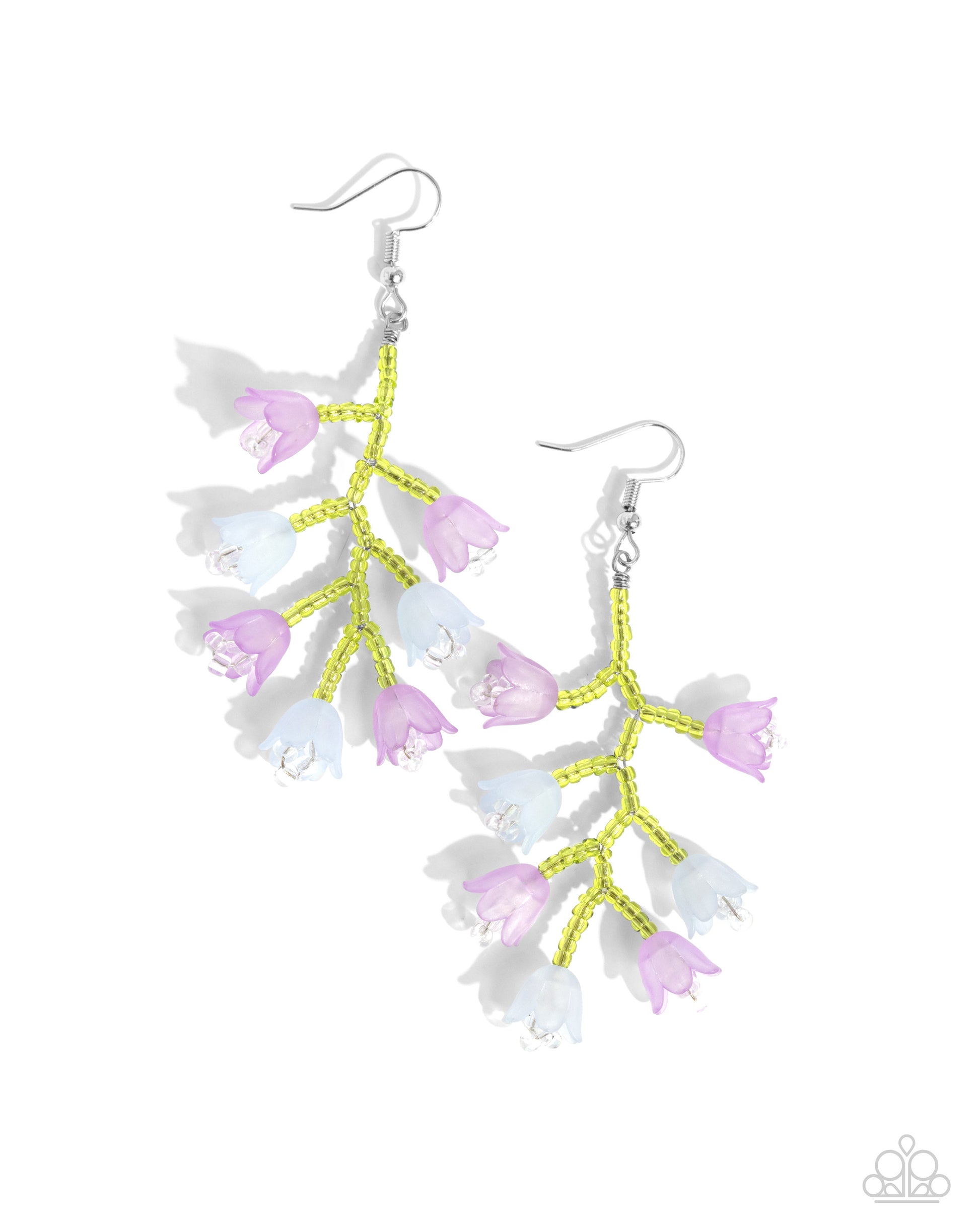 Beguiling Bouquet - purple - Paparazzi earrings