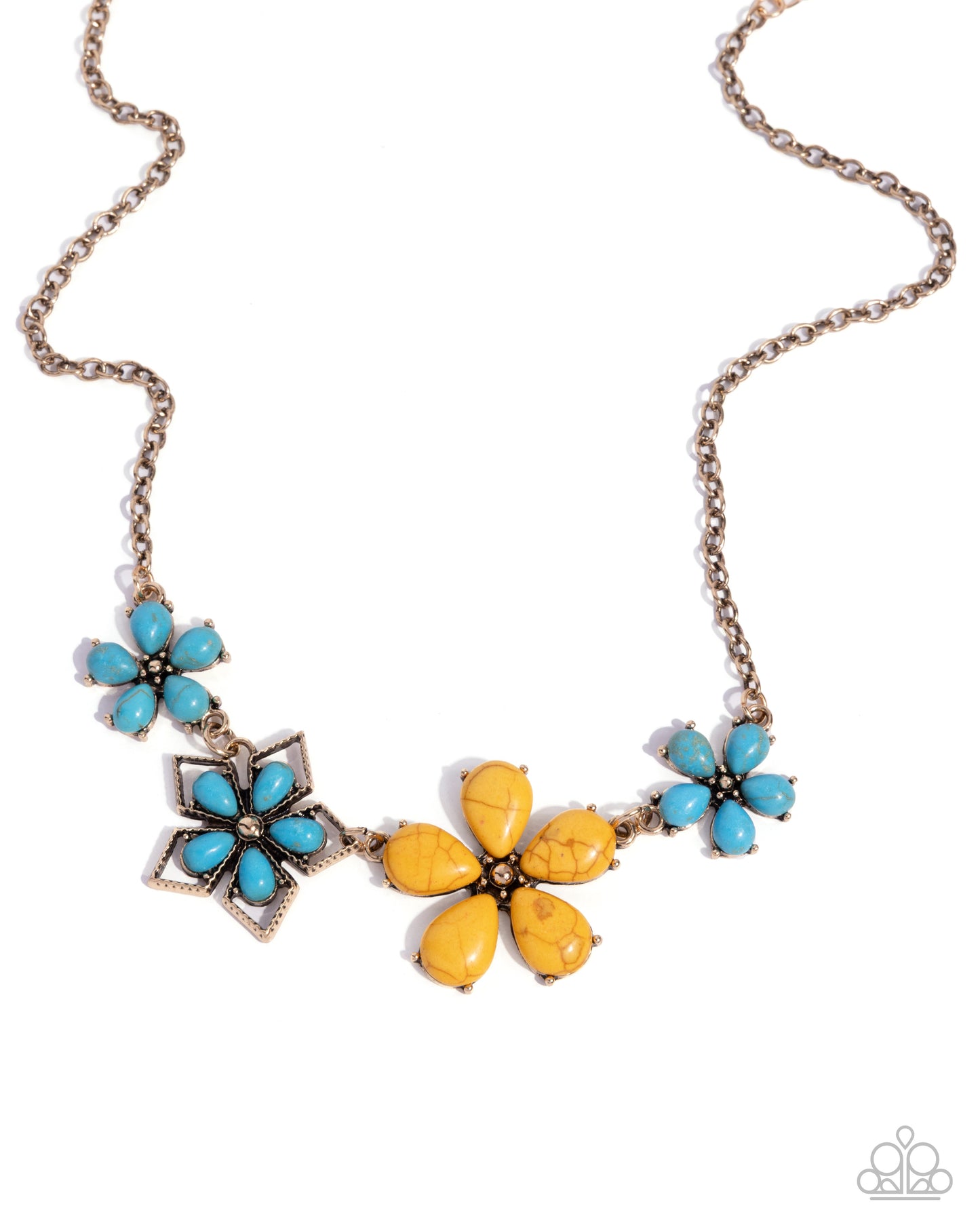 Behold the Bloom - yellow - Paparazzi necklace
