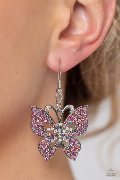 Bejeweled Breeze - pink - Paparazzi earrings