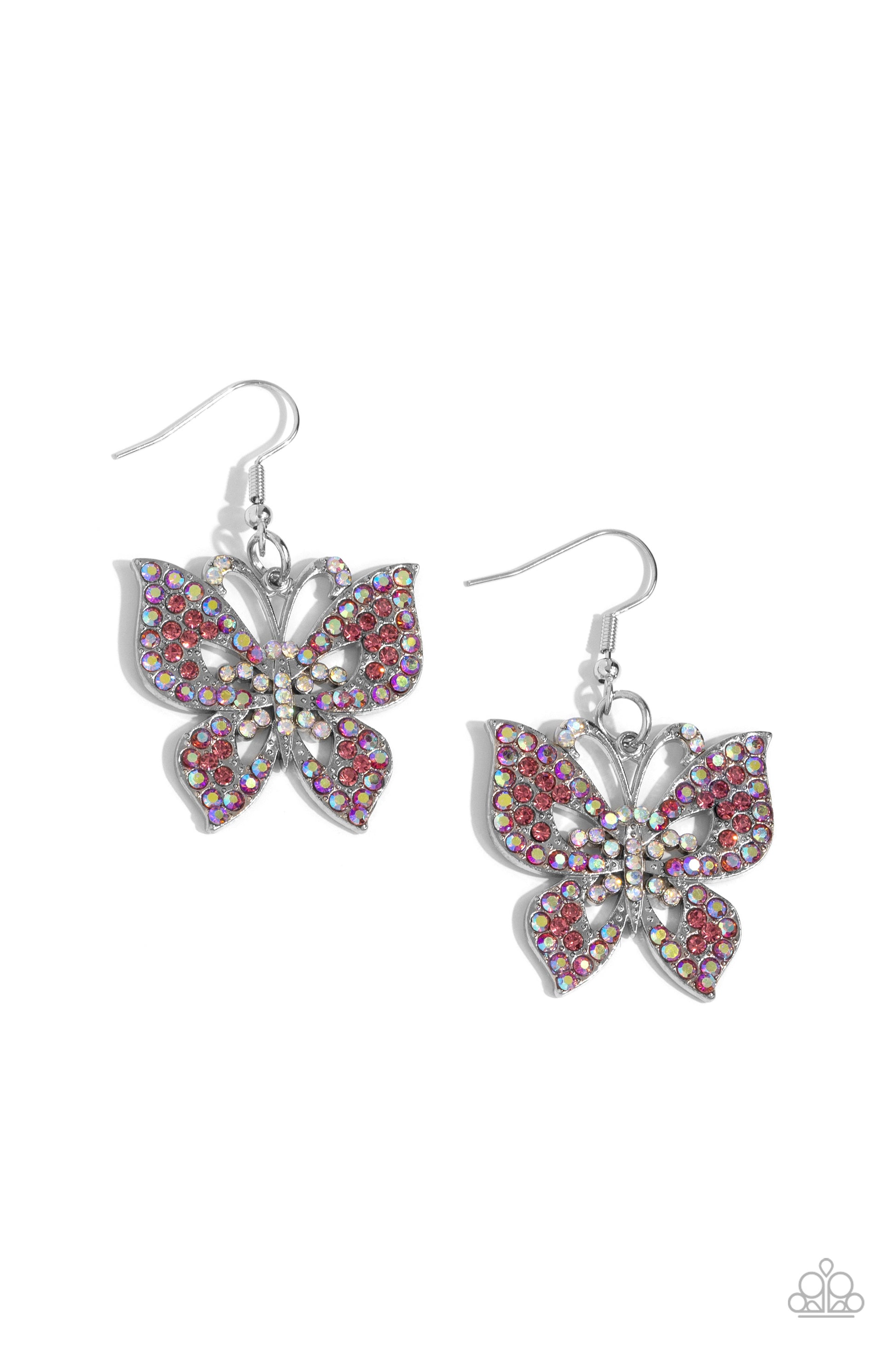 Bejeweled Breeze - pink - Paparazzi earrings