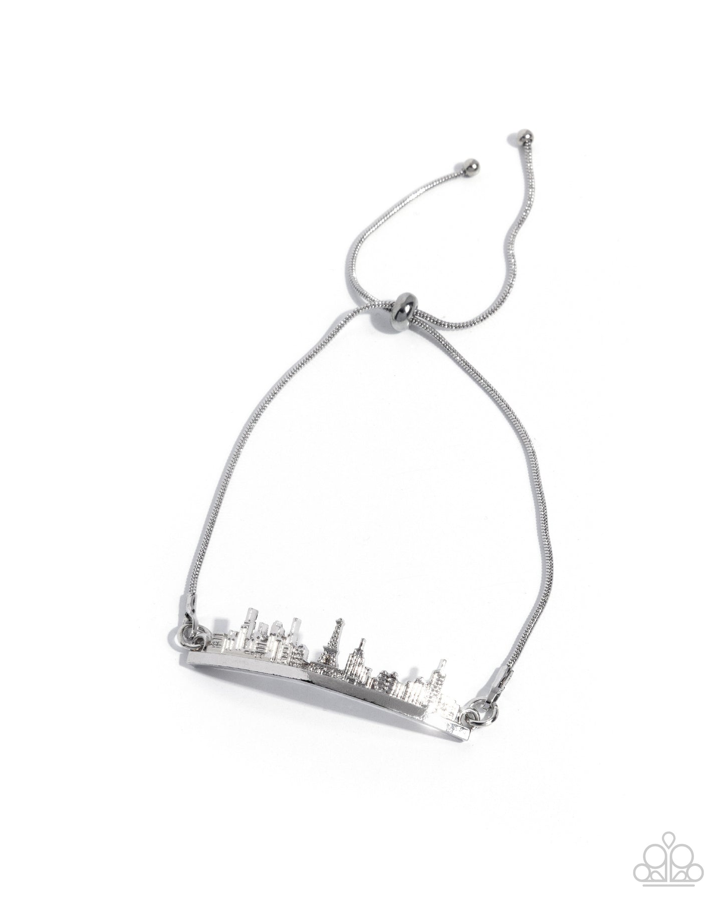 Belle Backdrop - silver - Paparazzi bracelet