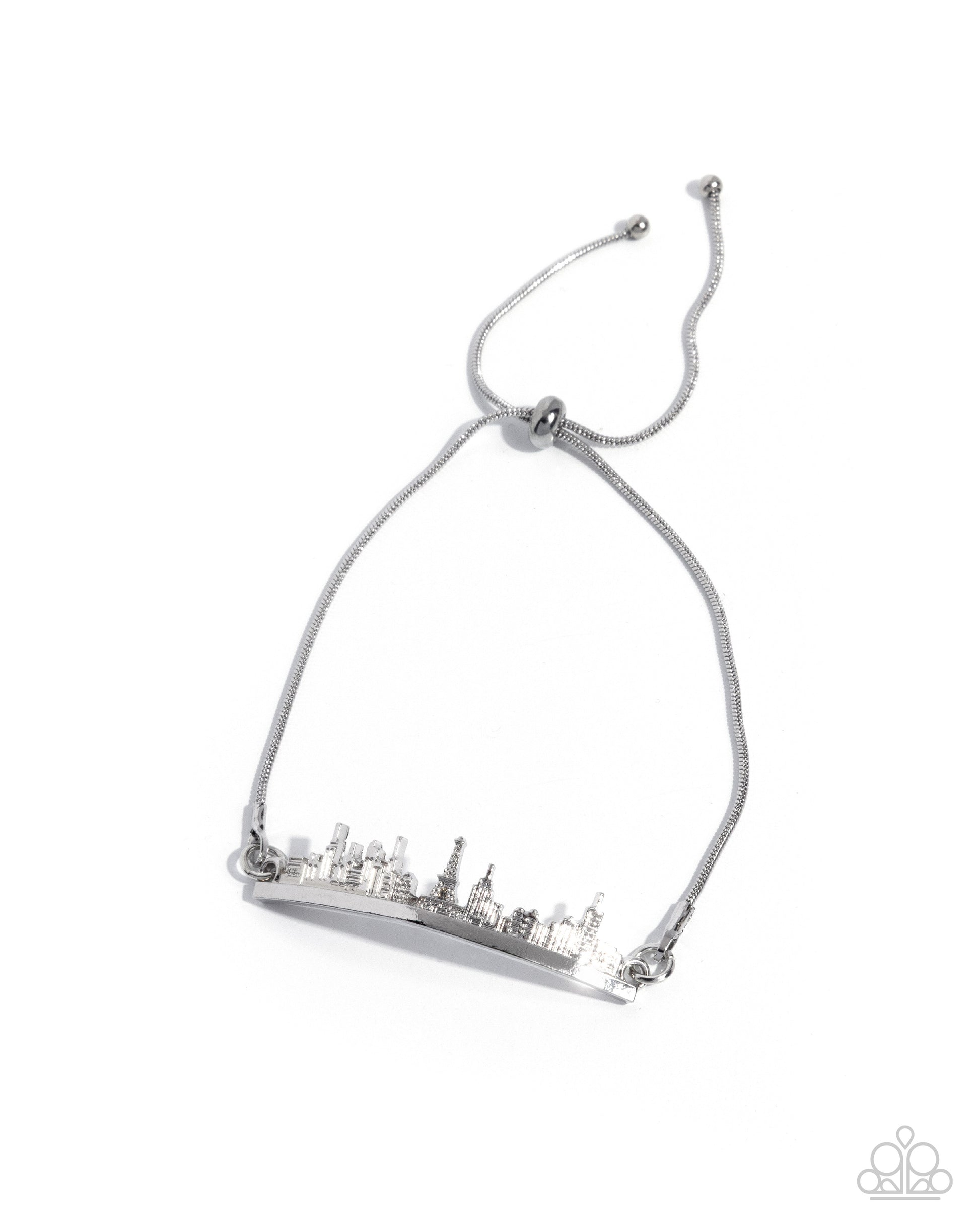 Belle Backdrop - silver - Paparazzi bracelet