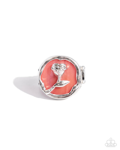 Belles Rose - orange - Paparazzi ring