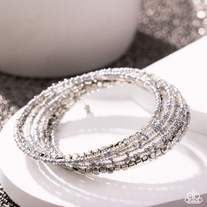 Best Way to Unwind - silver - Paparazzi bracelet