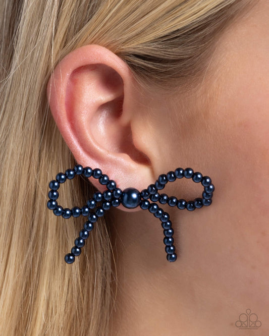 Better Ballerina - blue - Paparazzi earrings