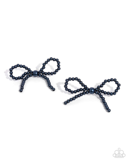 Better Ballerina - blue - Paparazzi earrings