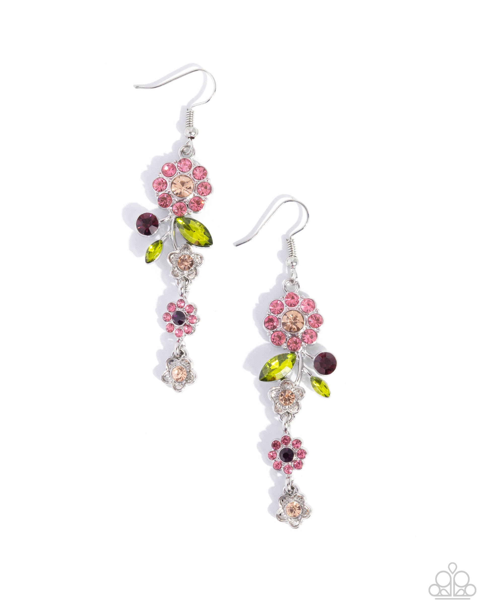 Better Bouquet - pink - Paparazzi earrings