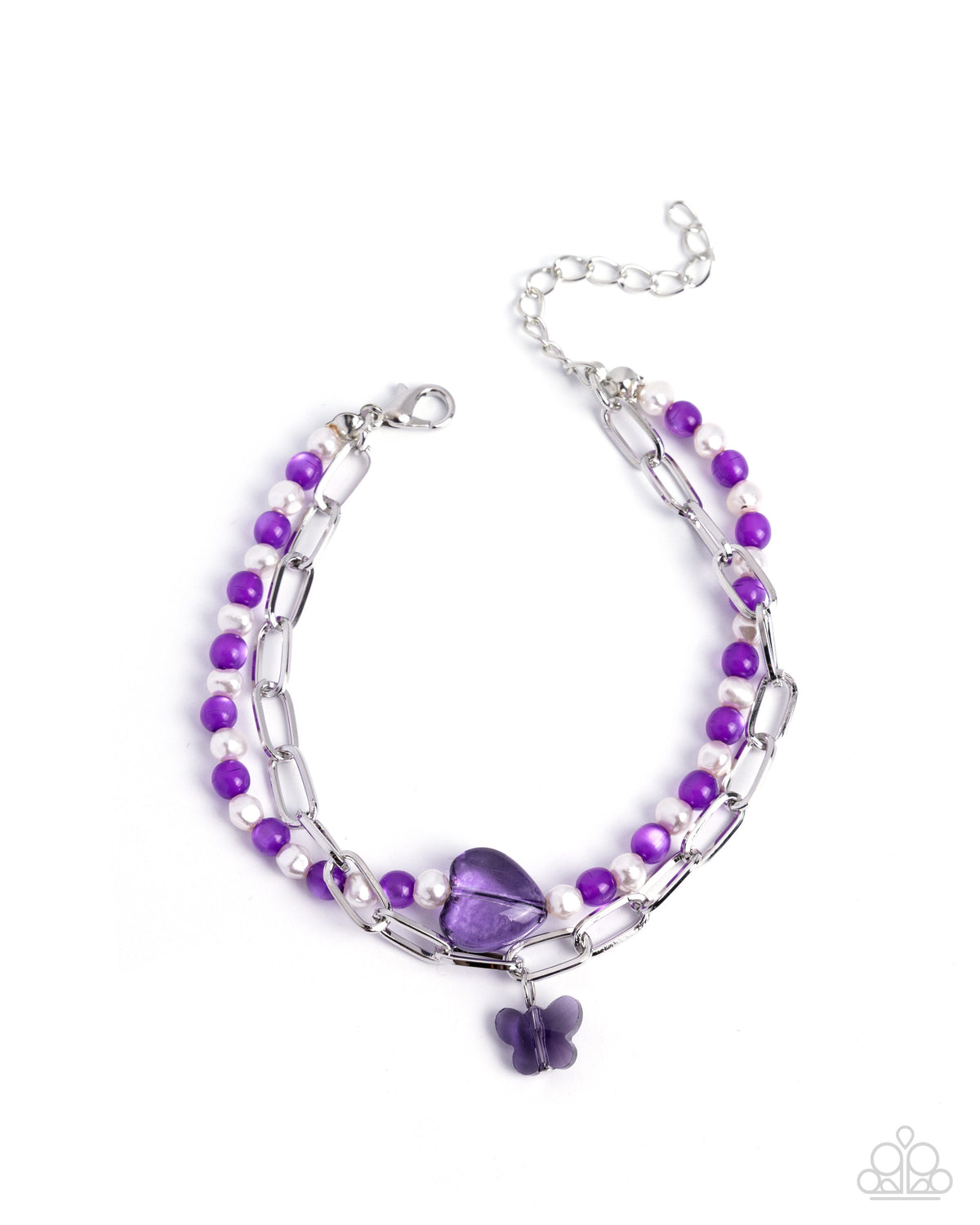 Better Butterfly - purple - Paparazzi bracelet