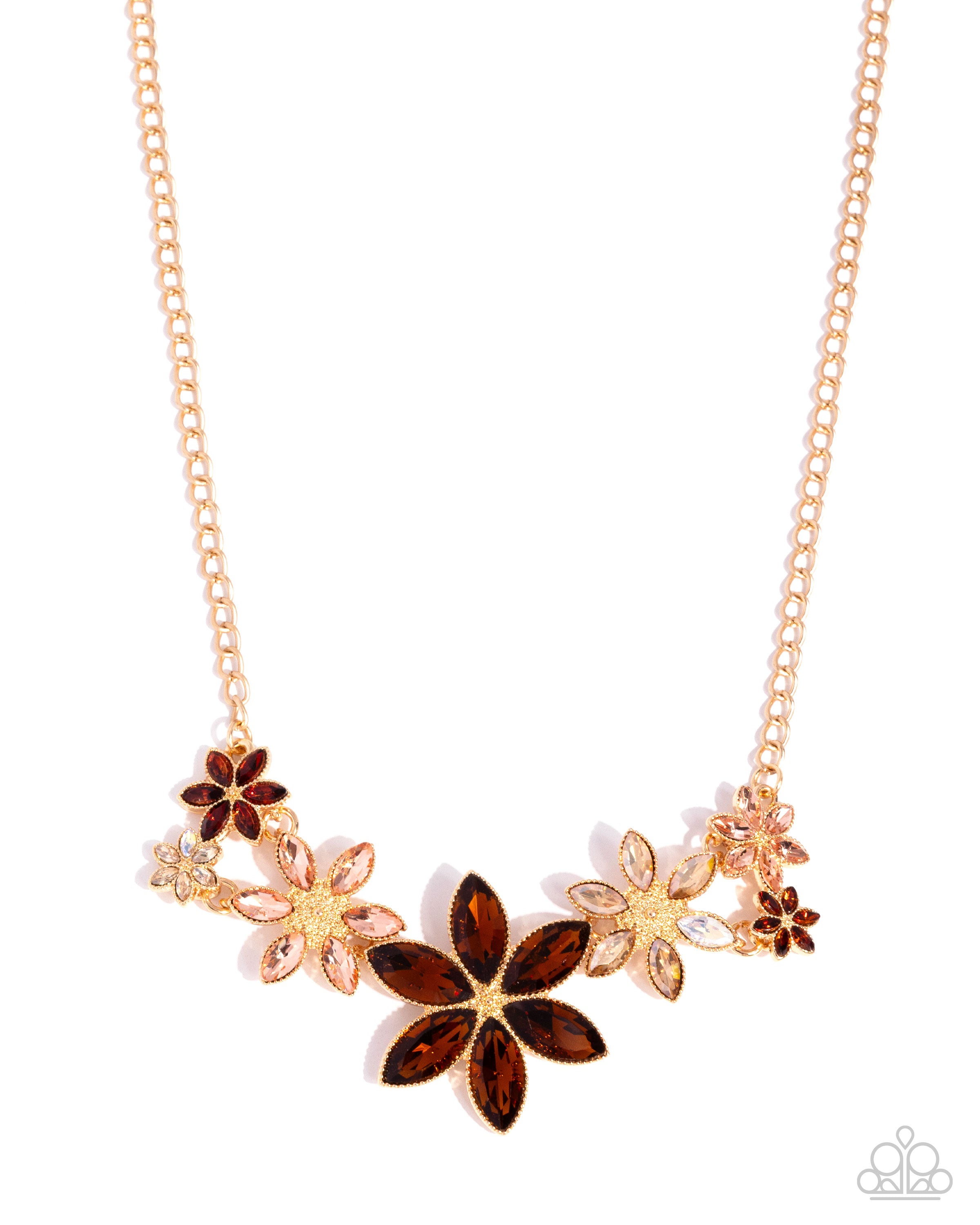 Bewildering Bouquet - brown - Paparazzi necklace – JewelryBlingThing