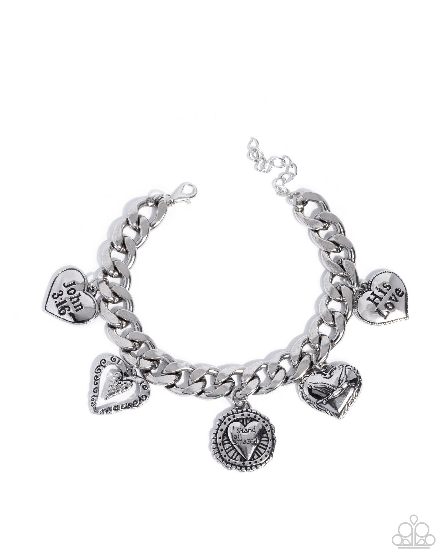Bible Study - silver - Paparazzi bracelet