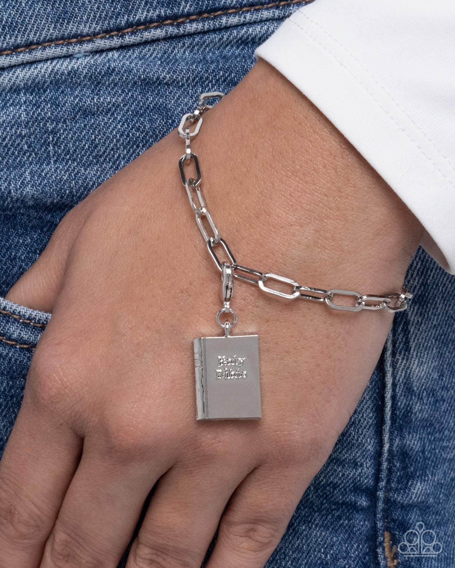 Biblical Times - silver - Paparazzi charm bracelet