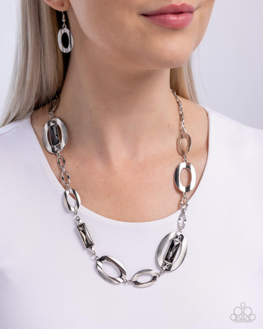 Big Fan of Yours - silver - Paparazzi necklace