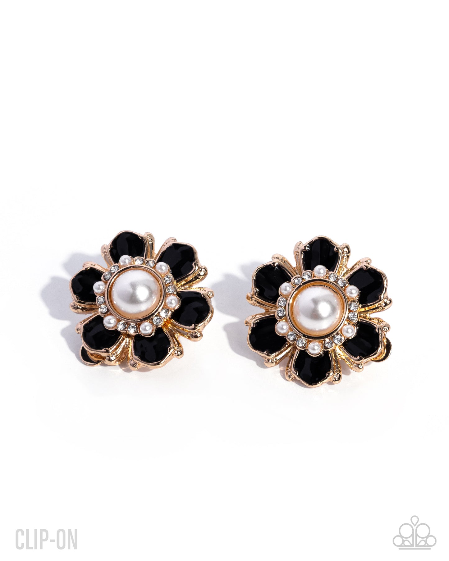 Bigger and Better - black - Paparazzi CLIP ON earrings